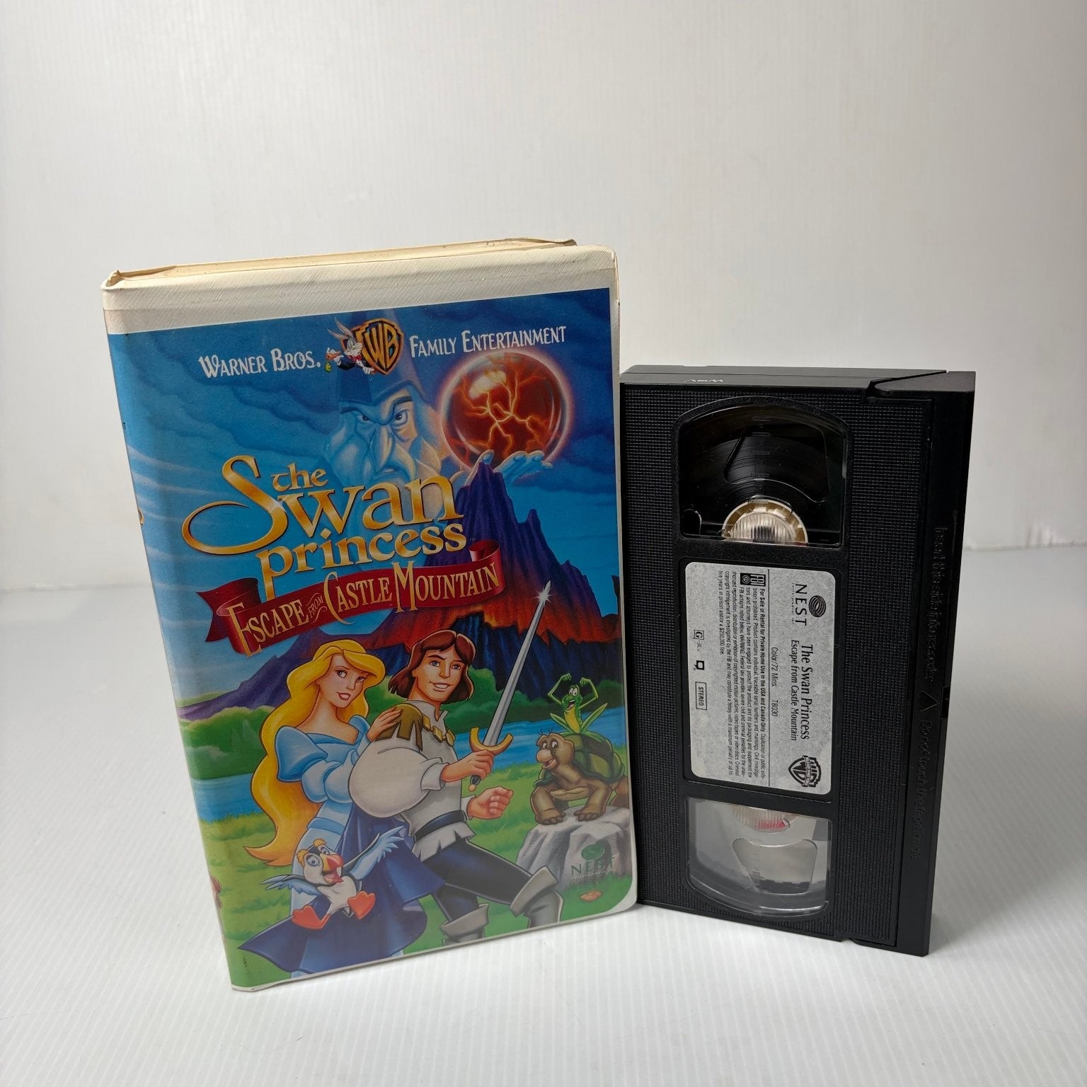 The Swan Princess Escape of Castle Mountain VHS 1997 Animated in Clamshell Case