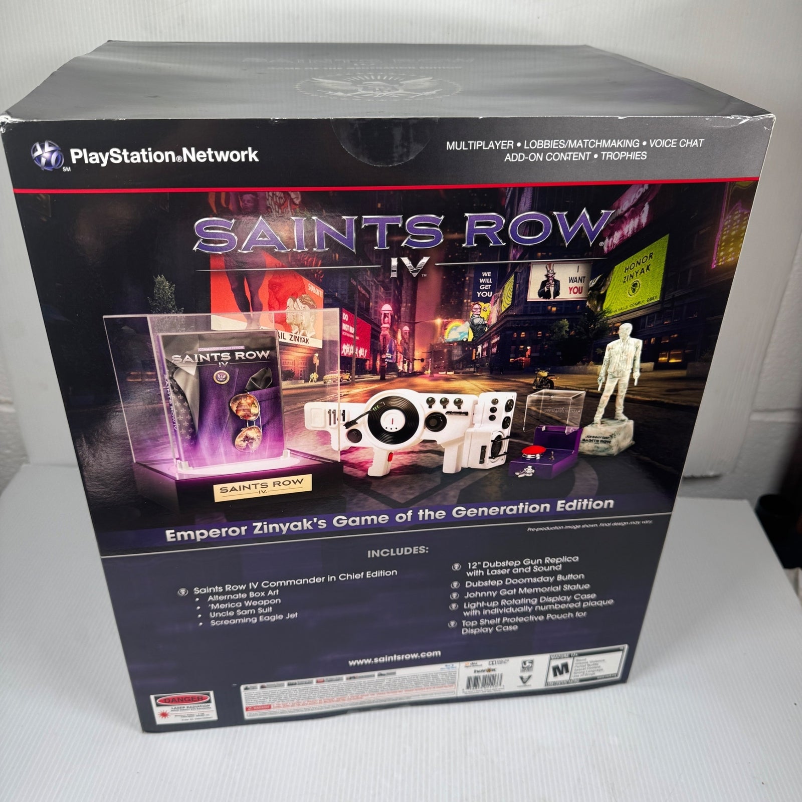 Saints Row IV Game Of The Generation Edition PS3 Complete Collector's Edition