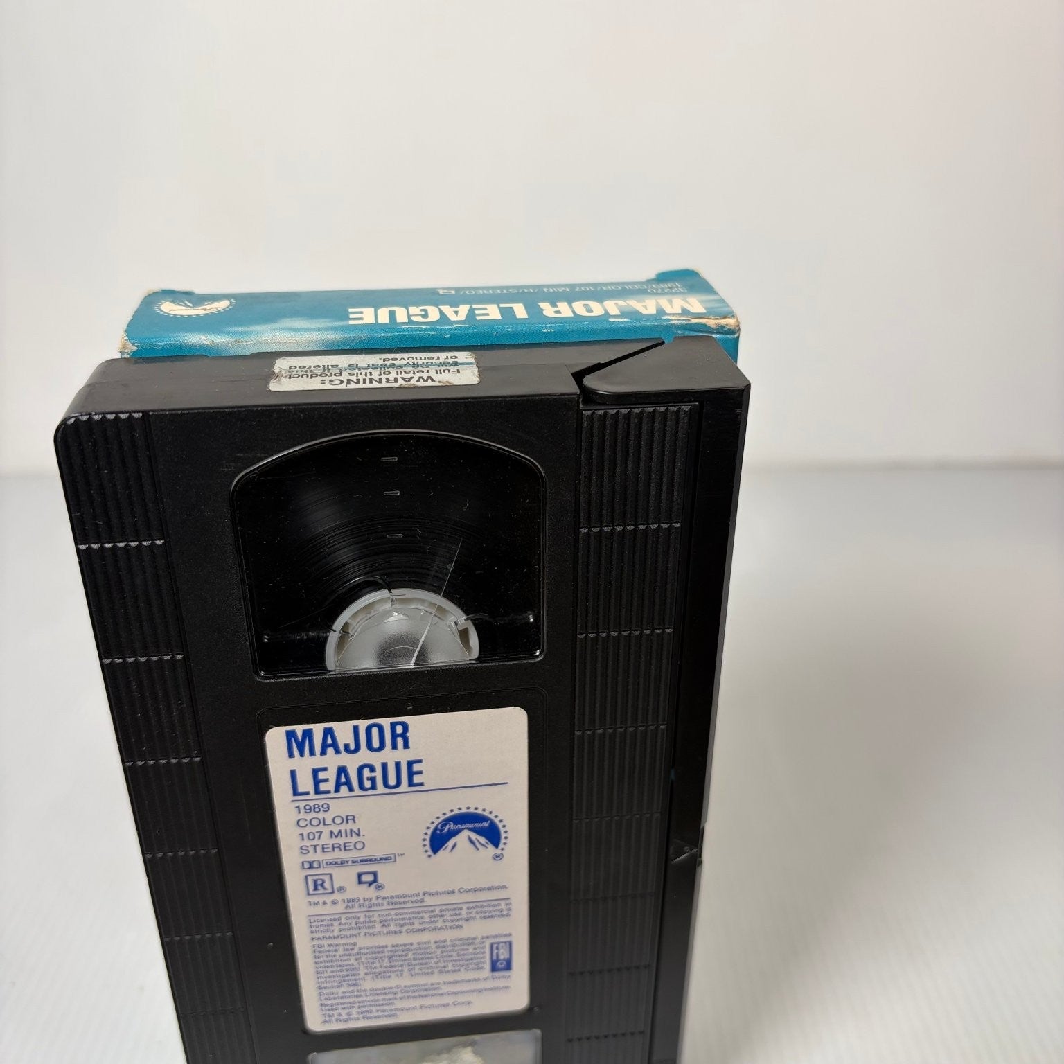 Major League VHS 1989 Sports Comedy Tom Berenger Charlie Sheen Paramount