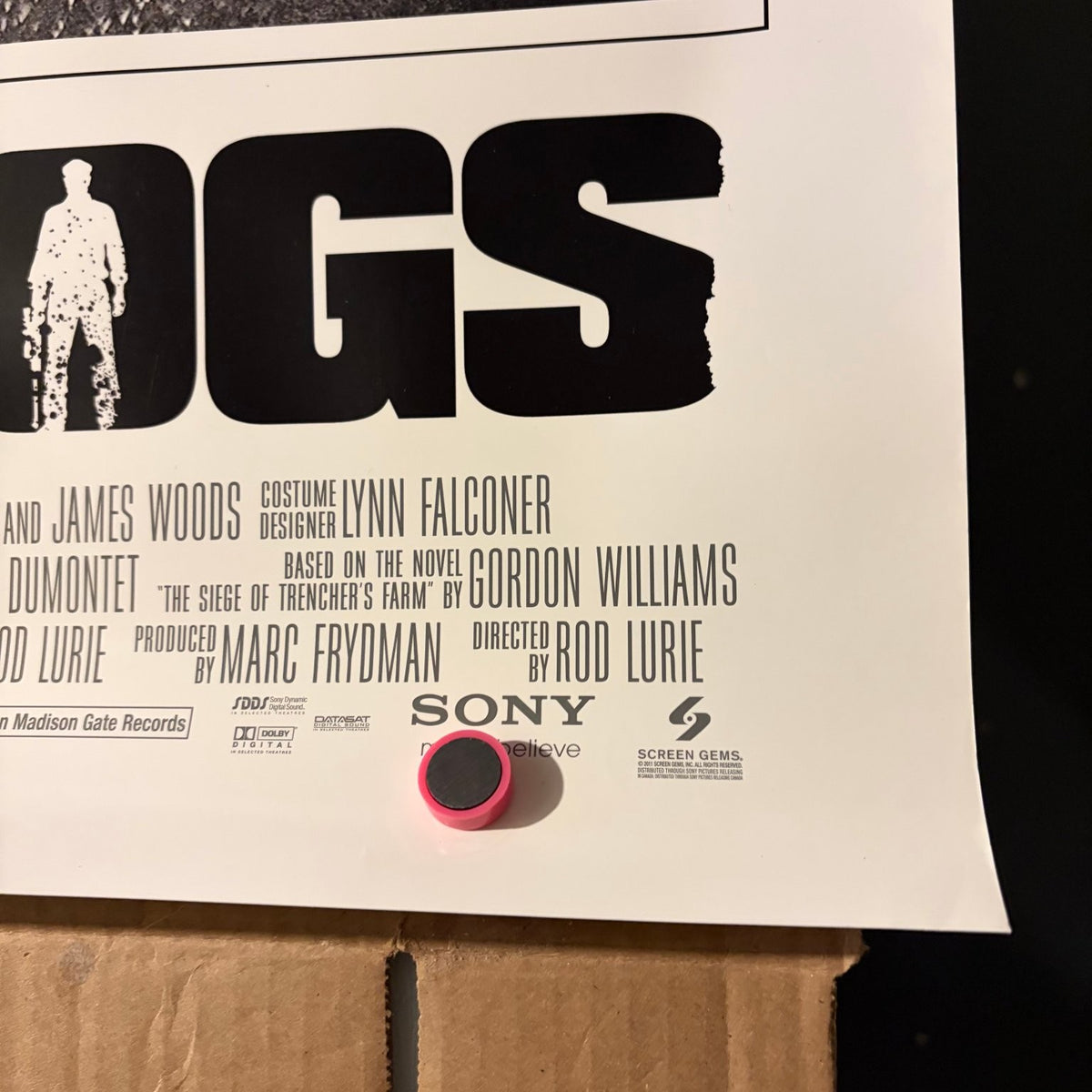 Straw Dogs 2011 One Sheet Movie Poster James Marsden Sony 27x40