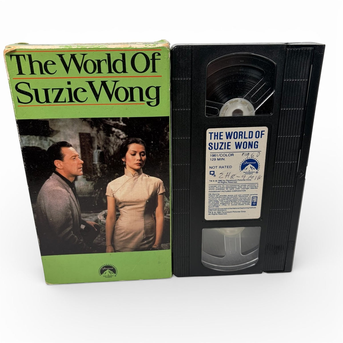 The World of Suzie Wong VHS 1960 Romance Drama William Holden Nancy Kwan