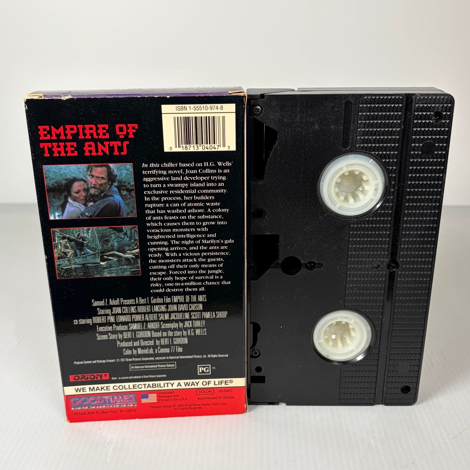 Empire of the Ants VHS 1993 Sci-Fi Horror Joan Collins GoodTimes H.G. Wells