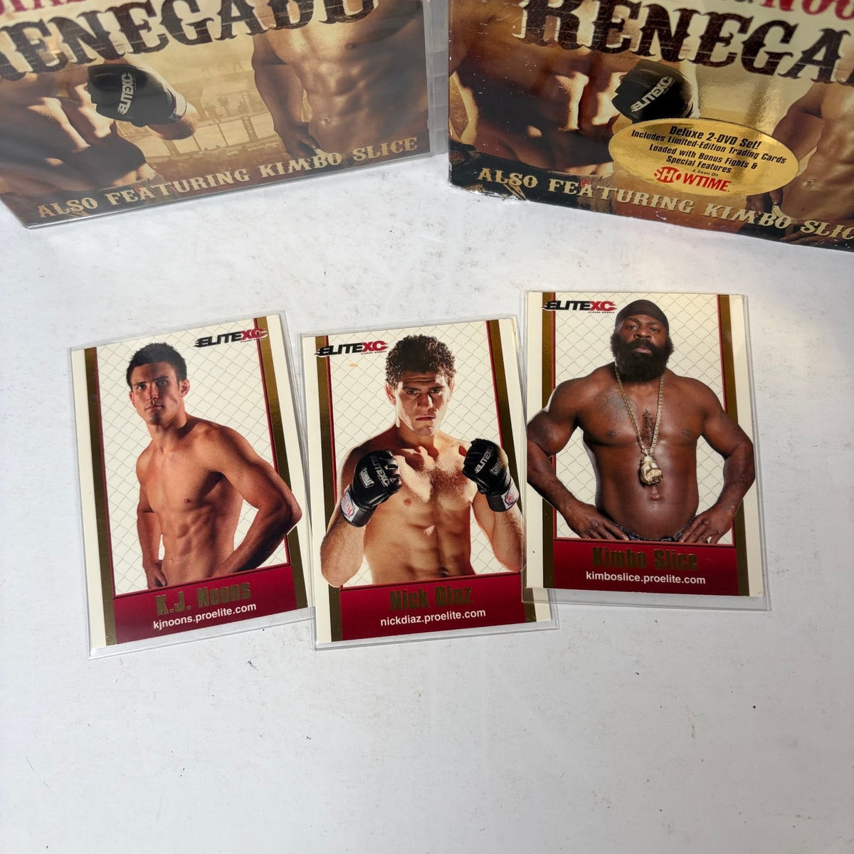 Pro Elite XC Renegade DVD Set w/ Collector Cards Kimbo Slice & Nick Diaz Rookie