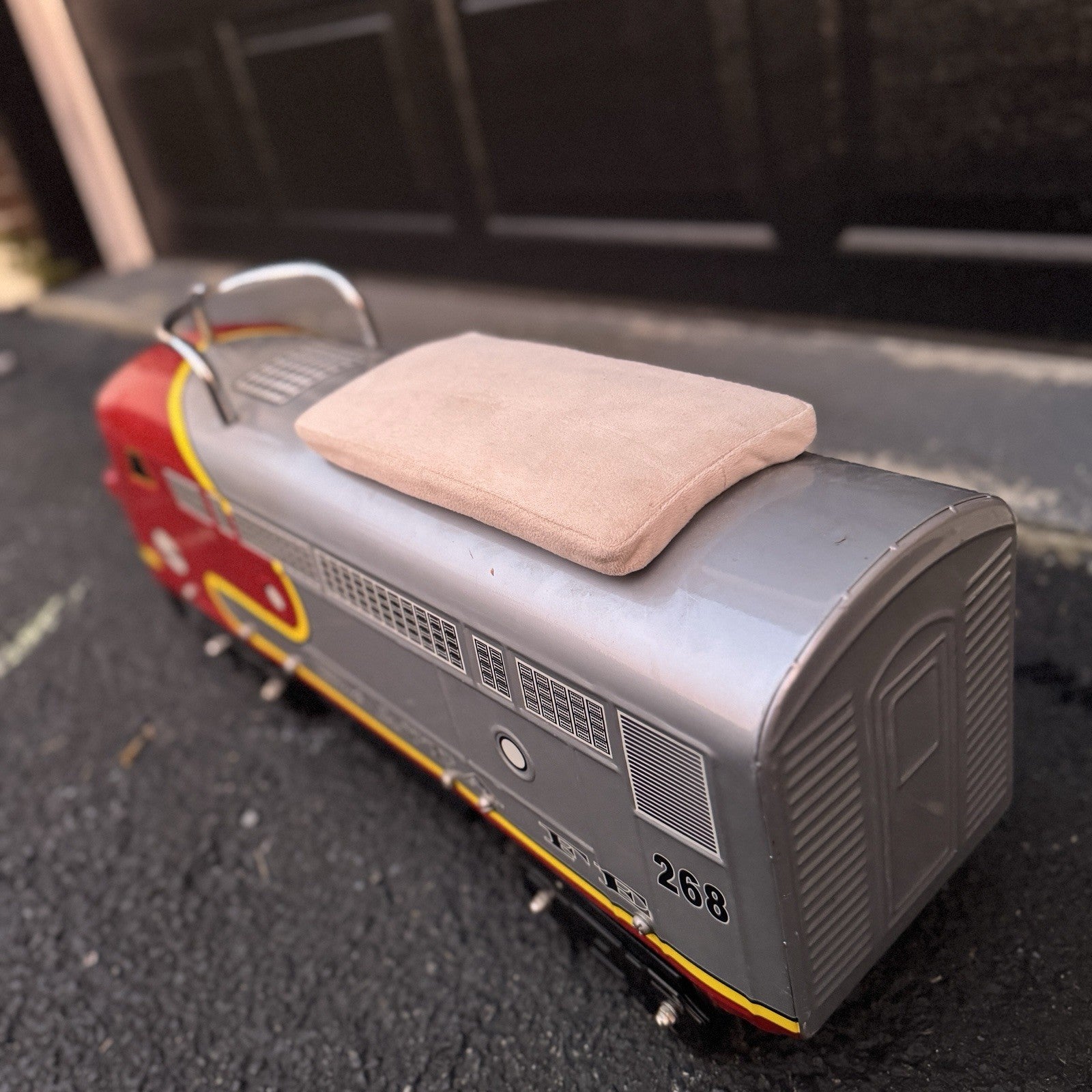 Santa Fe Toddler Ride On Train By Morgan Cycle w/ Seat Cushion Discontinued