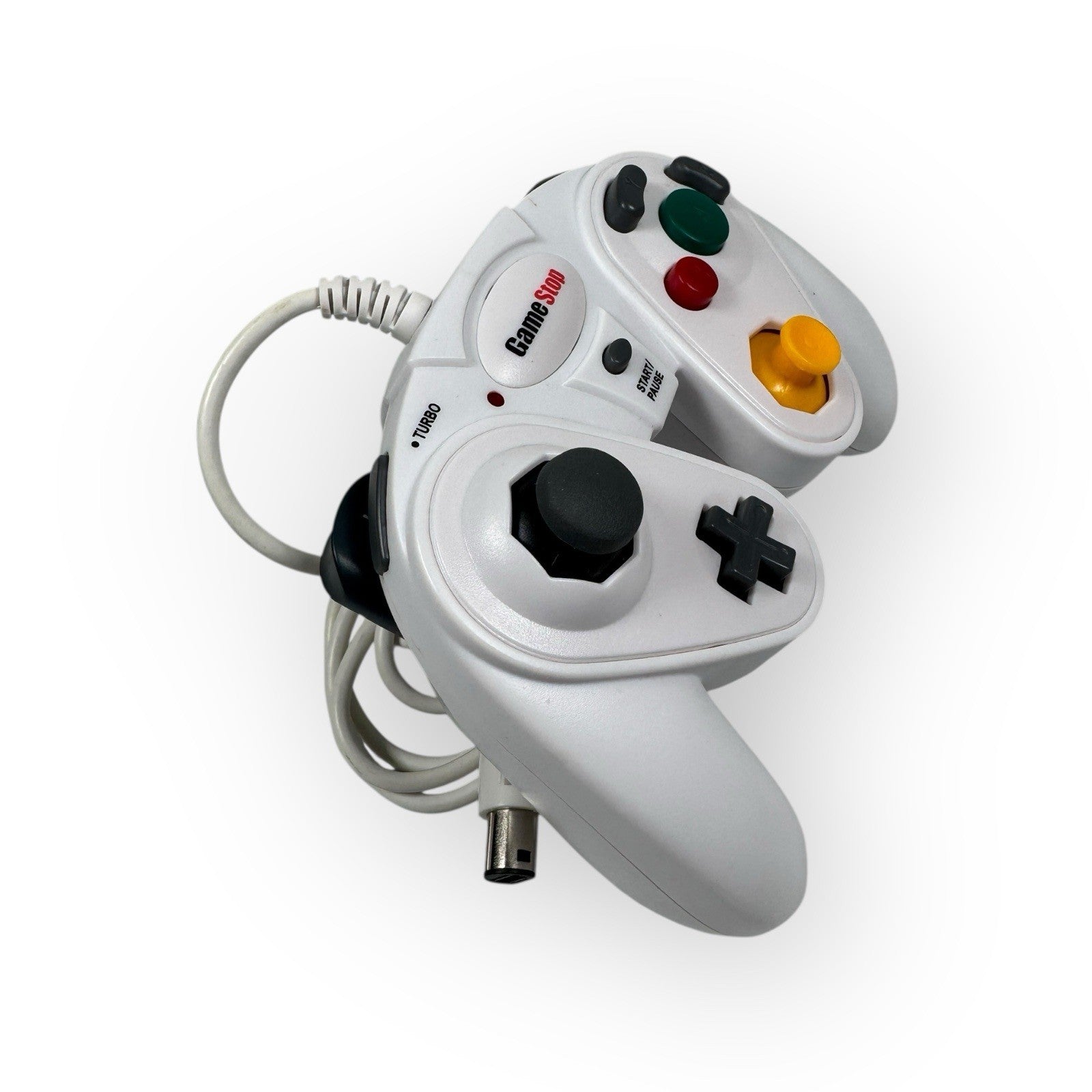 Gamecube Wii Gamestop Controller White Wired Corded G3 Tested & Working