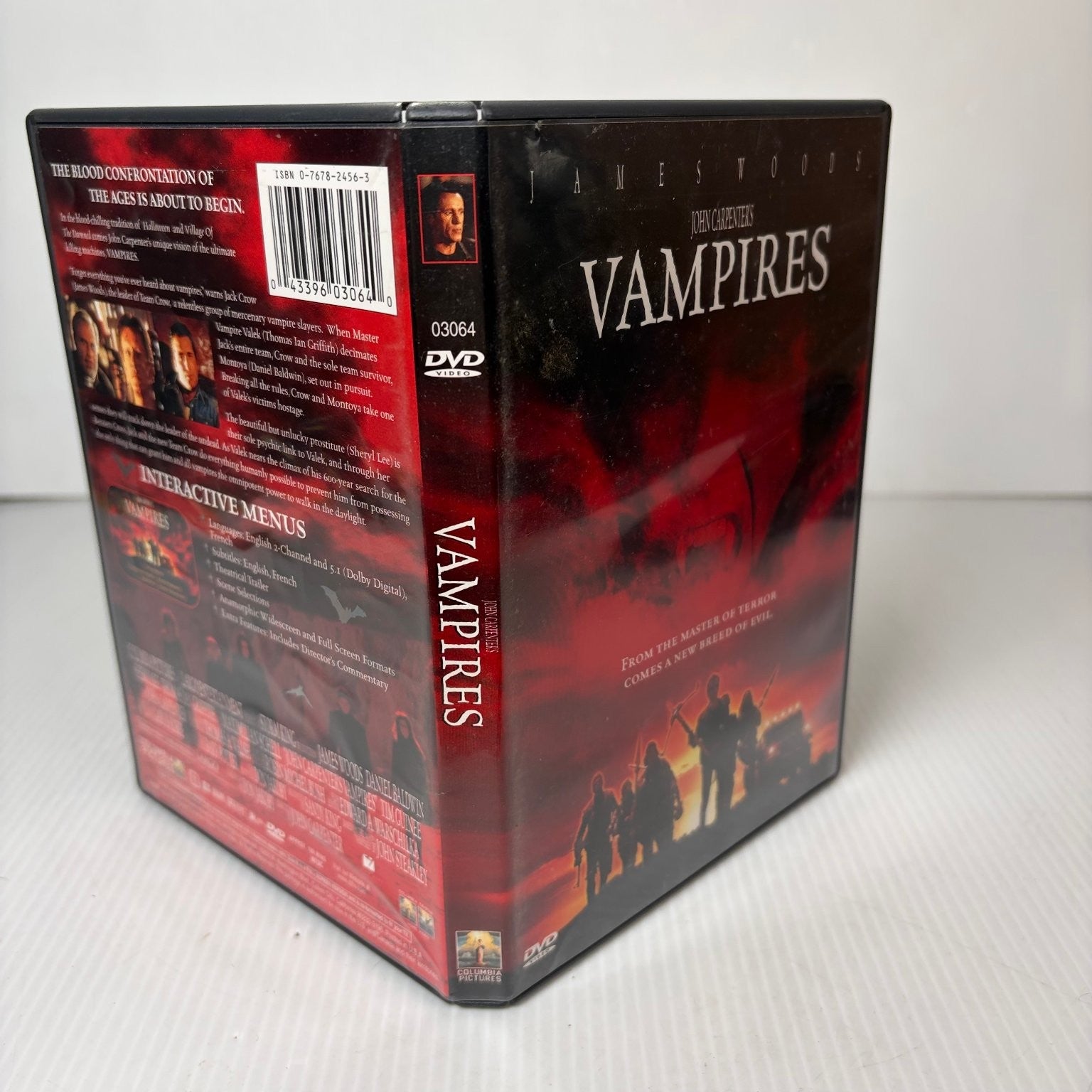 John Carpenter's Vampires DVD 1998 James Woods Director's Commentary