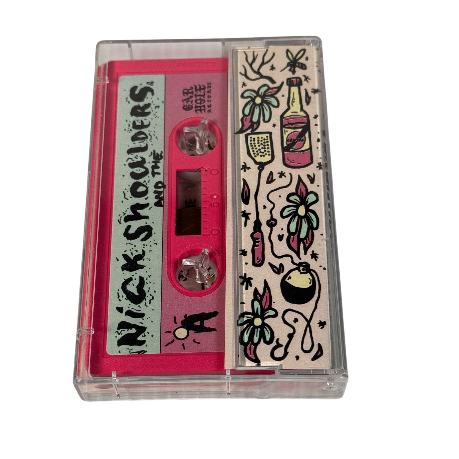 Nick Shoulders Cassette Okay Crawdad Rare Pink Variant Garage Rock Folk Carhole