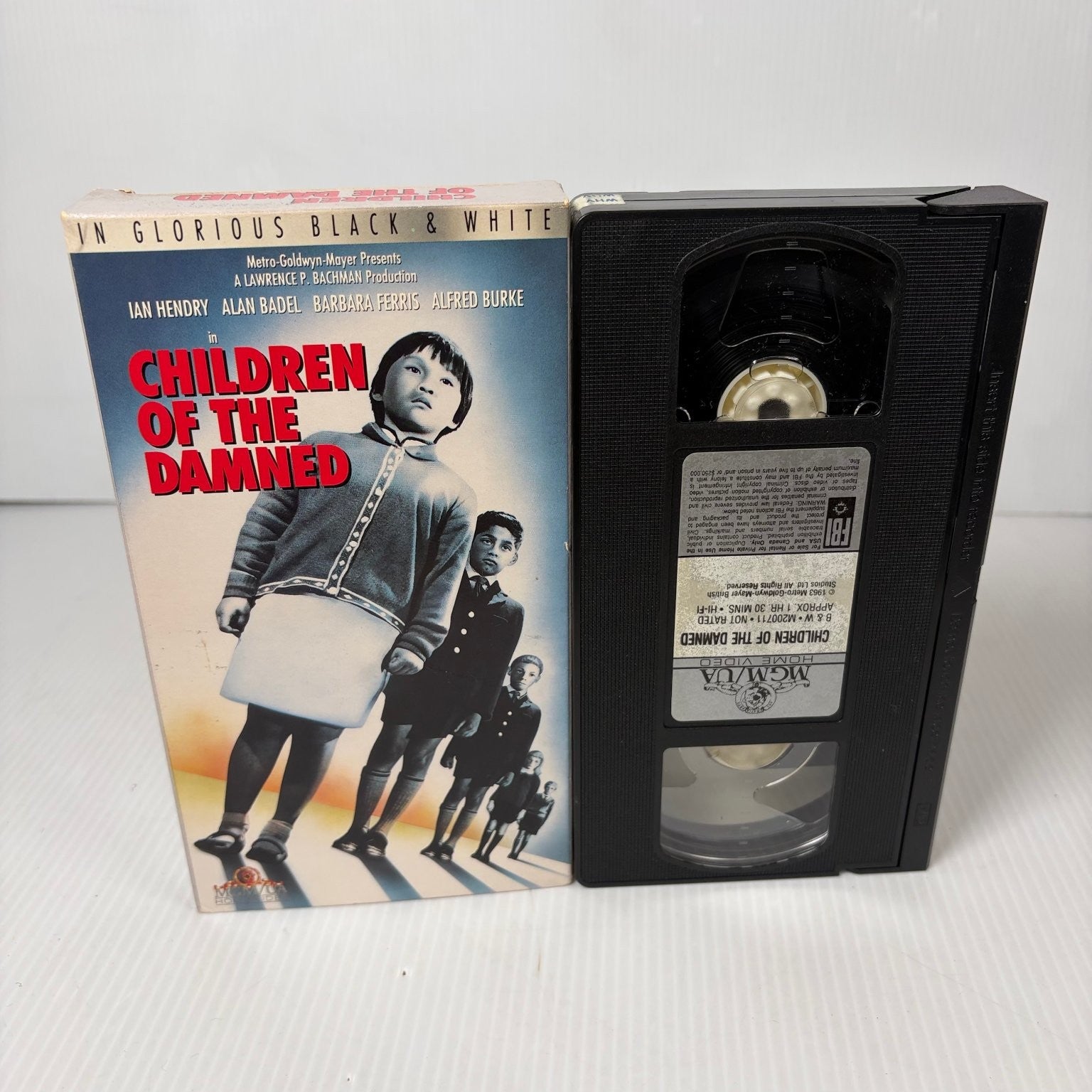 Children of the Damned VHS 1963 Sci-Fi Horror Classic MGM/UA Home Video B&W