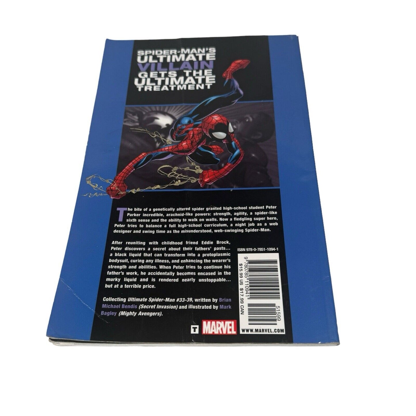 Ultimate Spider-Man Volume 6 - Venom (Marvel) TPB Graphic Novel