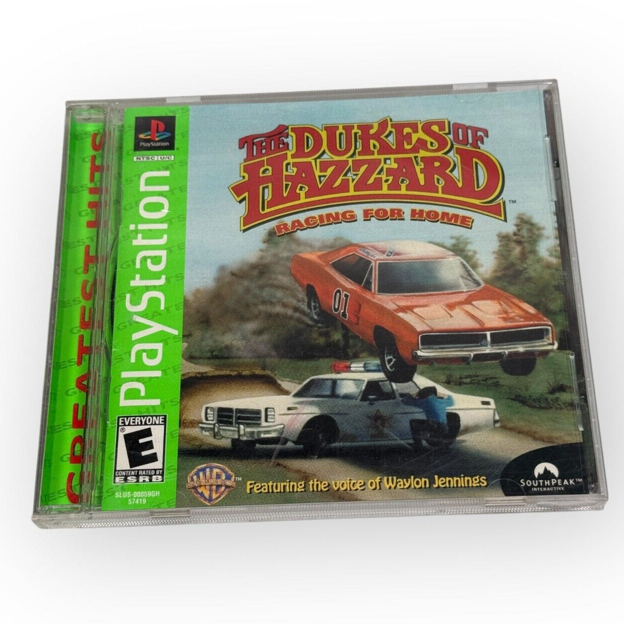 The Dukes of Hazzard Racing for Home Playstation 1 Game Complete Greatest Hits