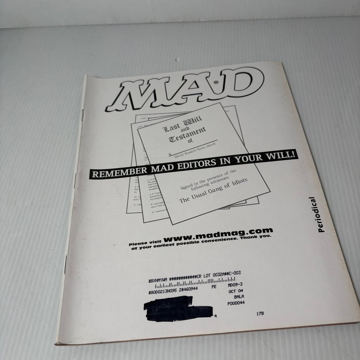 MAD Magazine September 2003 MTV Video Music Awards Eminem 50 Cent Issue #433