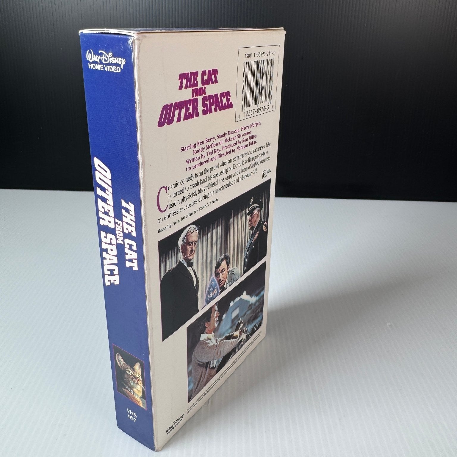 The Cat From Outer Space VHS 1978 Sci-Fi Comedy Original Release Disney