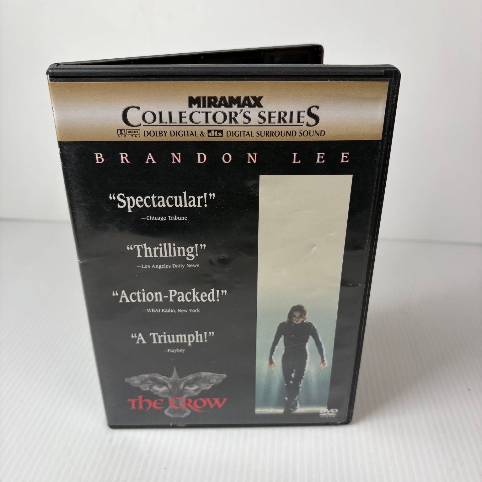 The Crow DVD 2001 Miramax Collector's Series Brandon Lee Alex Proyas 2-Disc
