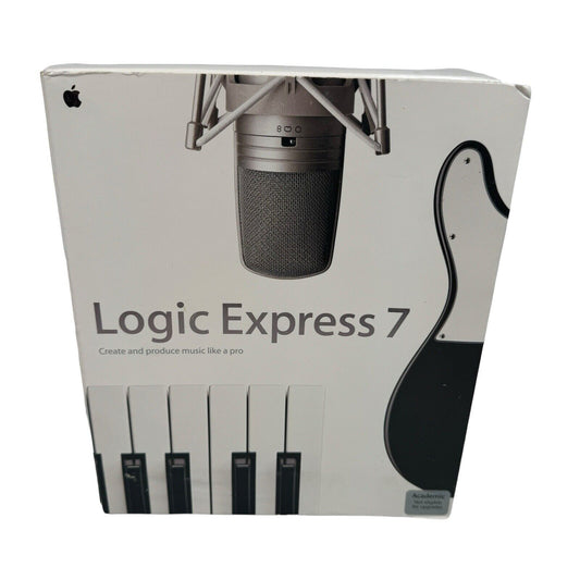 APPLE LOGIC EXPRESS 7 SOFTWARE ACADEMIC  Complete In Box MA341Z/A