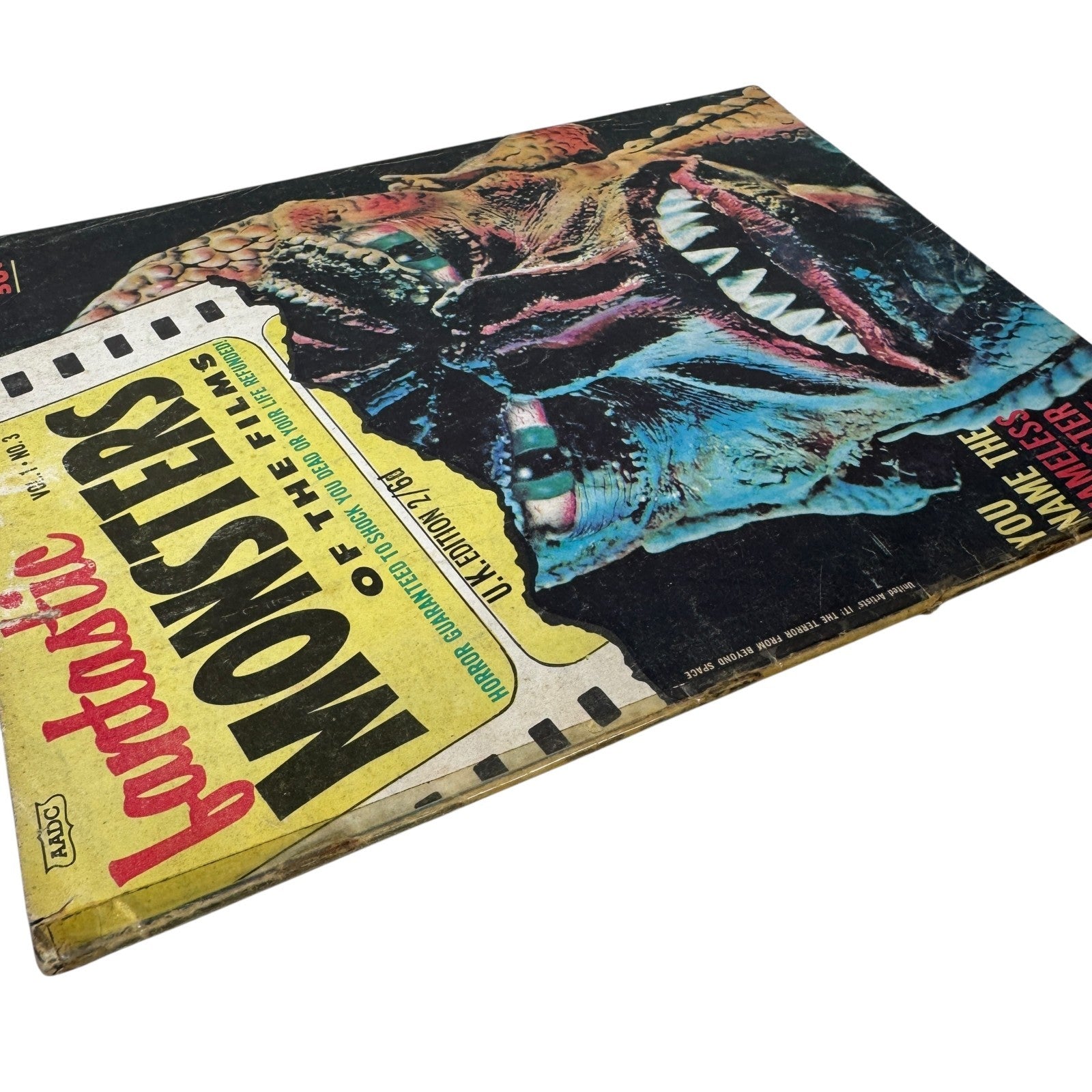 Fantastic Monsters of the Films Volume 1 #3 1962 w/ Black Lagoon Creature Poster