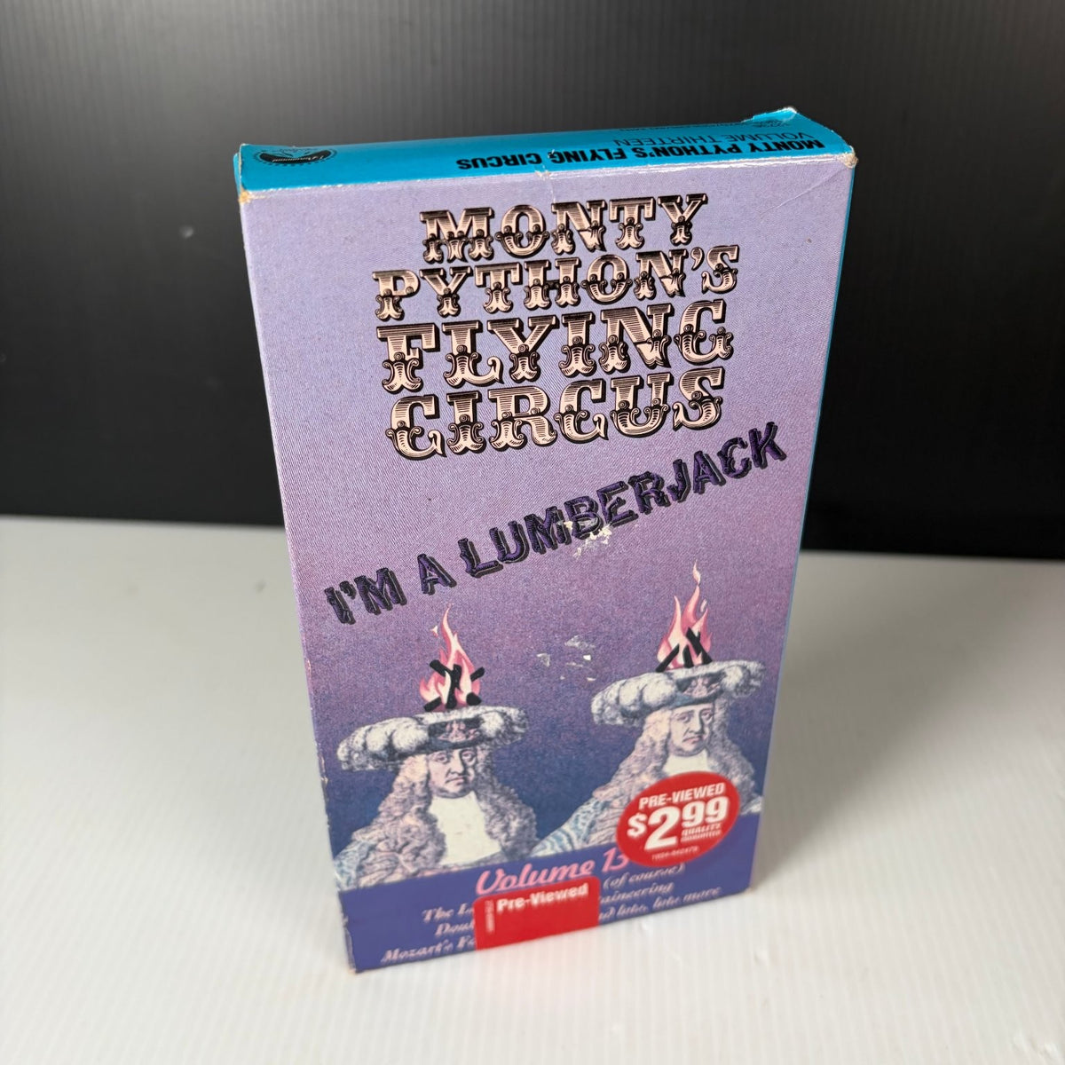 Monty Python's Flying Circus VHS I'm a Lumberjack Comedy Volume 13 Paramount