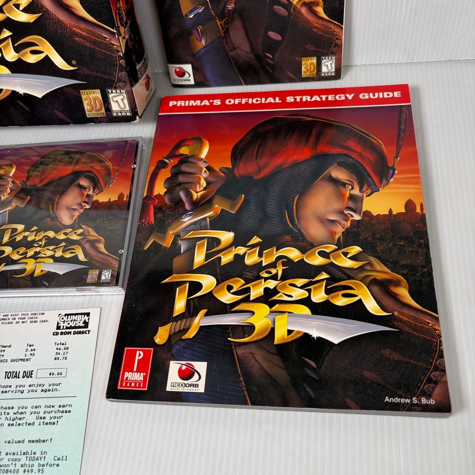 Prince of Persia 3D Windows 95/98 Big Box PC Game Complete with Strategy Guide
