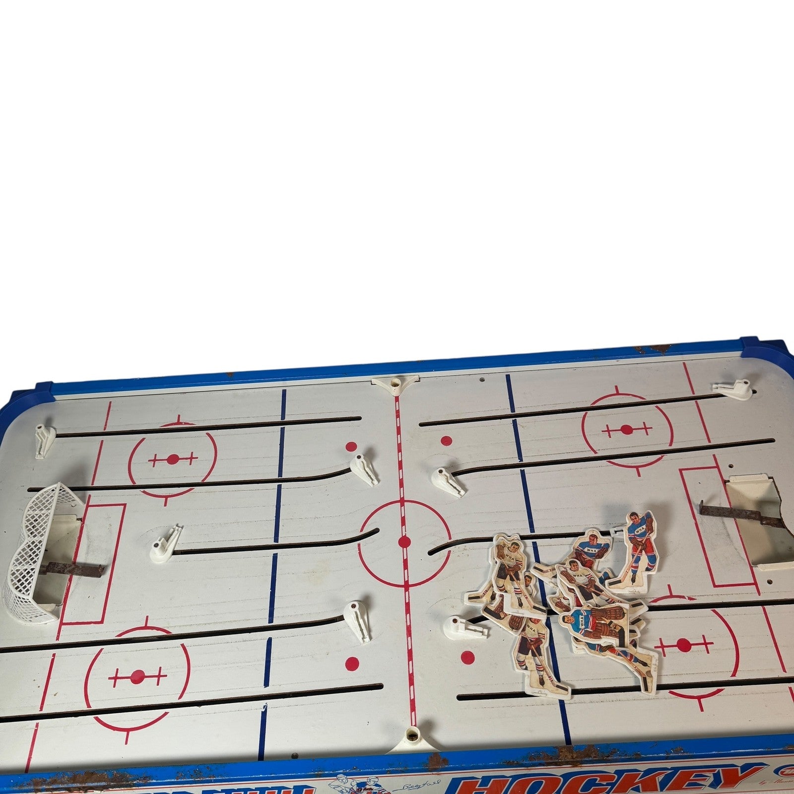 Vintage Bobby Hull Hockey Game Table WHA Players Tin Canada 1970s Arcade Toy