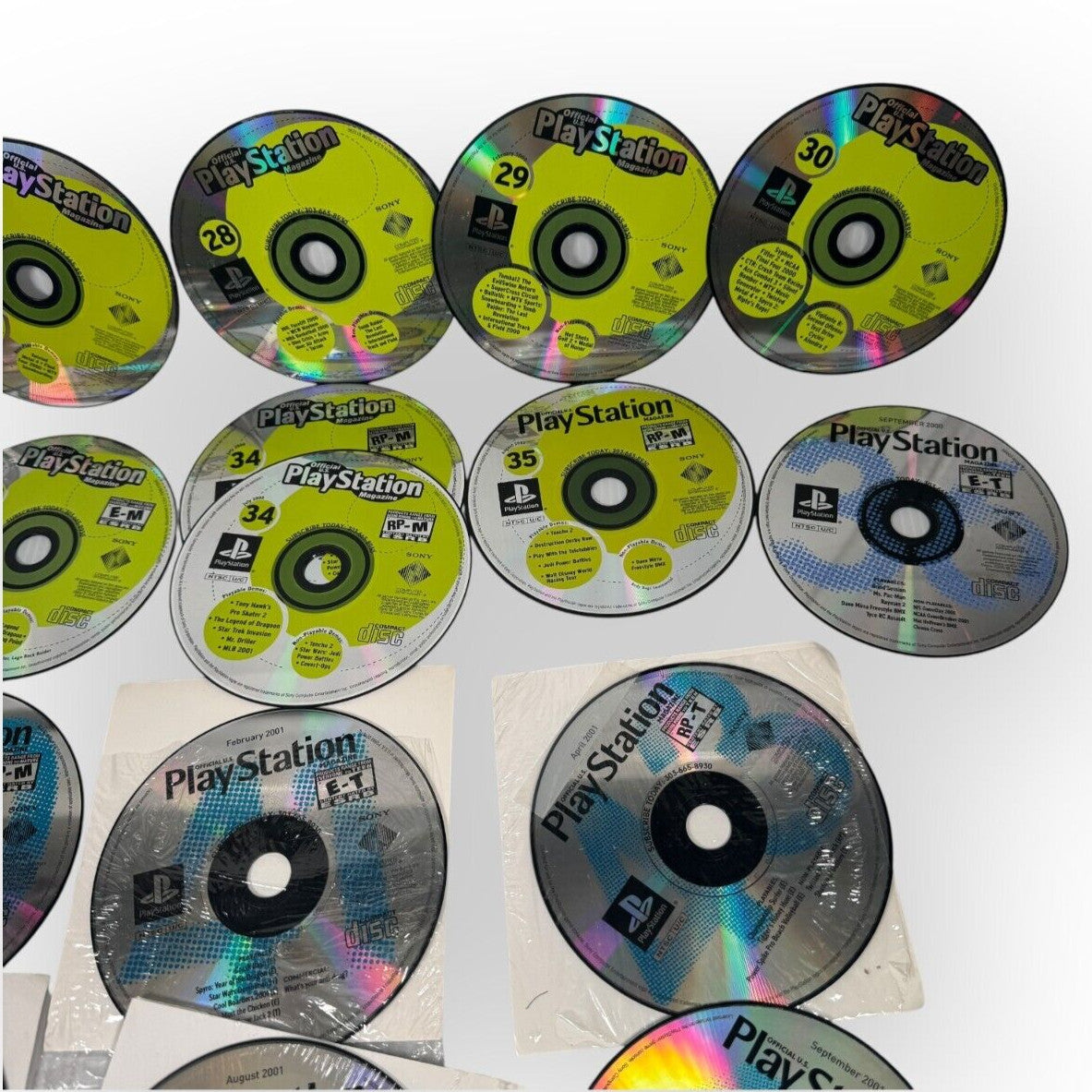 26 Playstation Magazine Demo Discs 24-25 27-37 39-41 43-48 52 54 Scratched As Is
