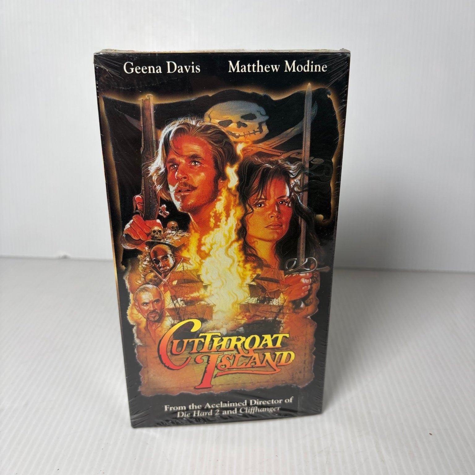 Cutthroat Island VHS 1995 Action Adventure Geena Davis Matthew Modine Sealed