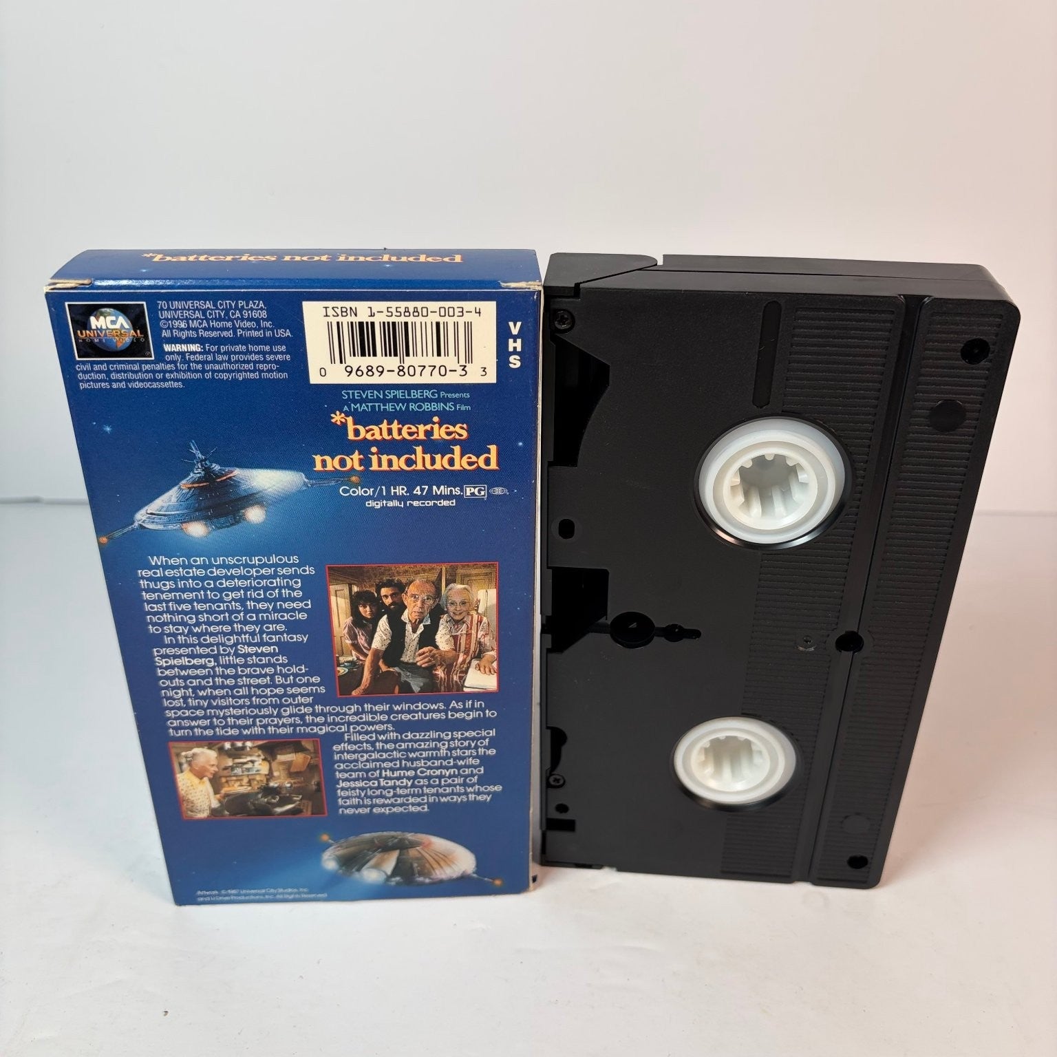 Batteries Not Included VHS 1987 Family Sci-Fi MCA Universal Original Release