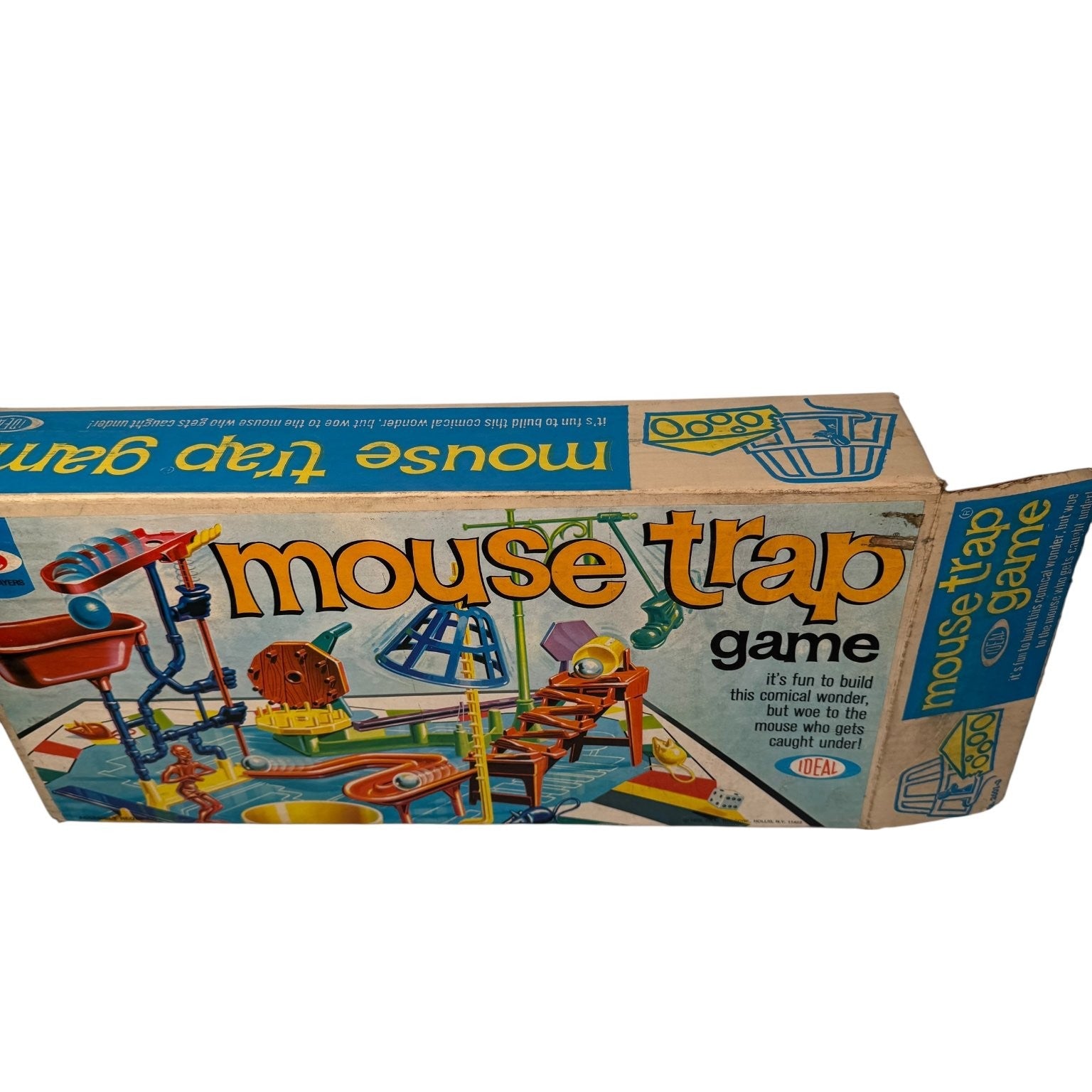 Vintage 1975 Mouse Trap Ideal Board Game 2-4 Players Ages 6+ Plastic
