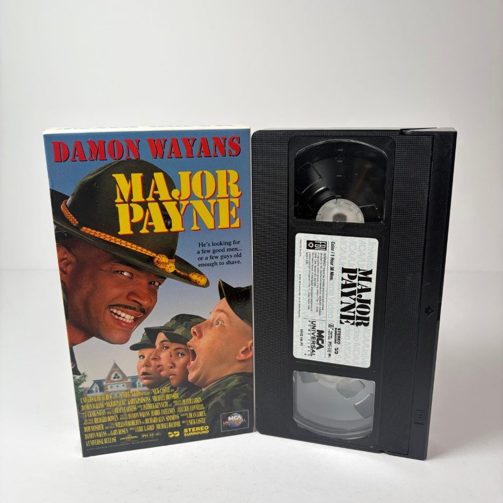 Major Payne VHS Damon Wayans 1995 MCA Universal Comedy Karyn Parsons