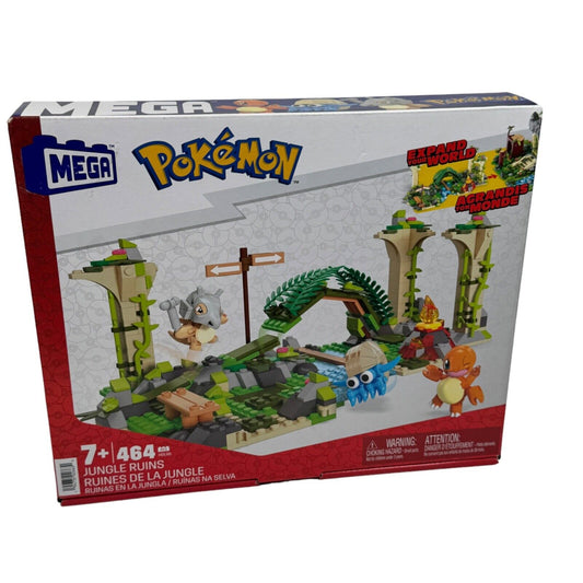 MEGA Pokemon Jungle Ruins Building Toy Set with Motion Brick