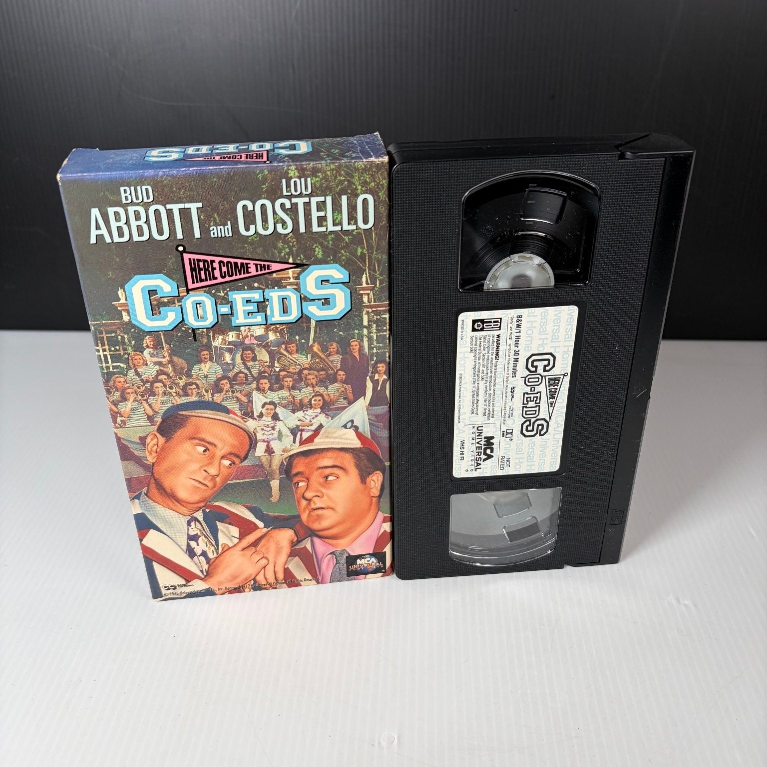 Here Come The Co-Eds VHS 1945 Comedy Bud Abbott Lou Costello MCA Universal