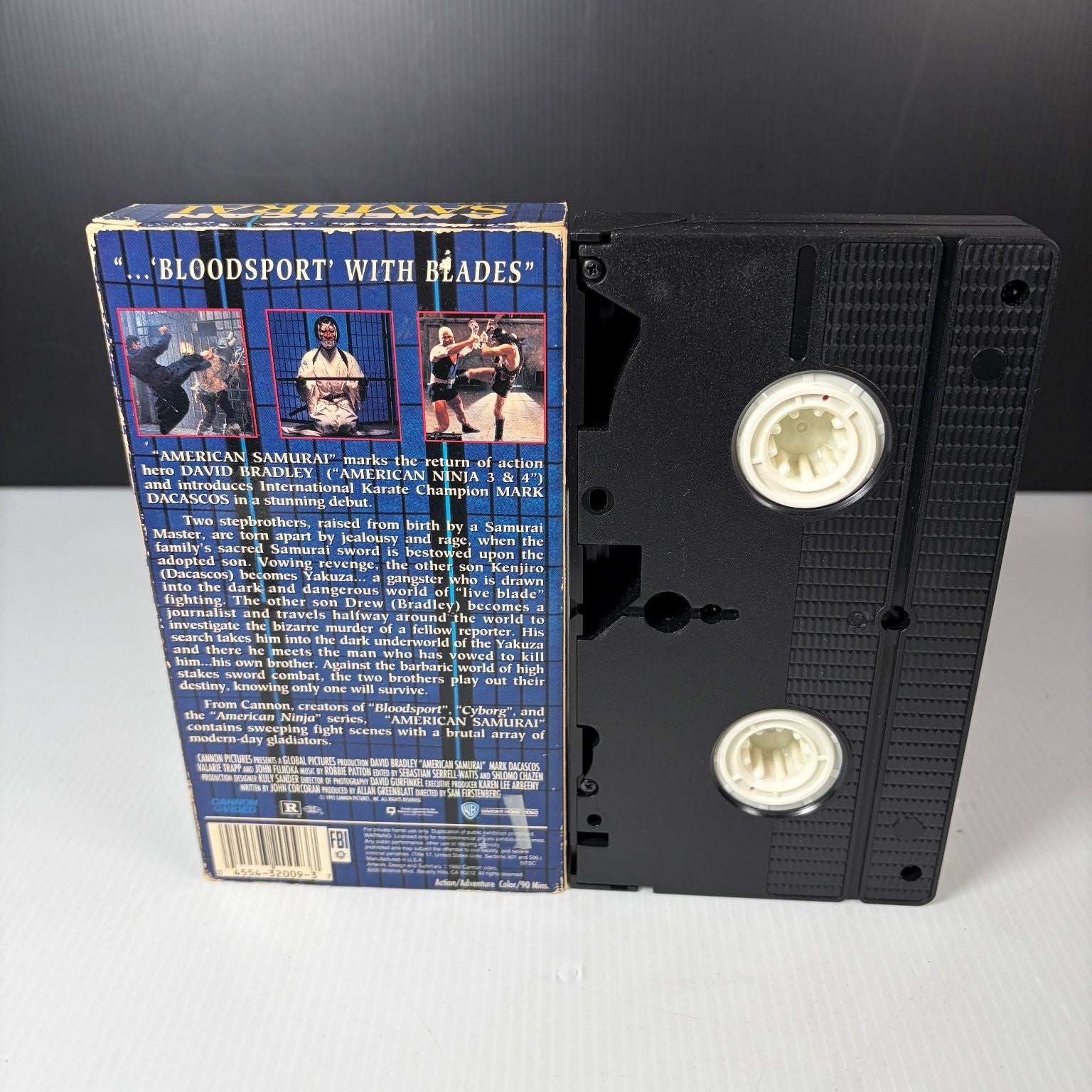 American Samurai VHS 1993 Action Martial Arts Original Release Cannon Video