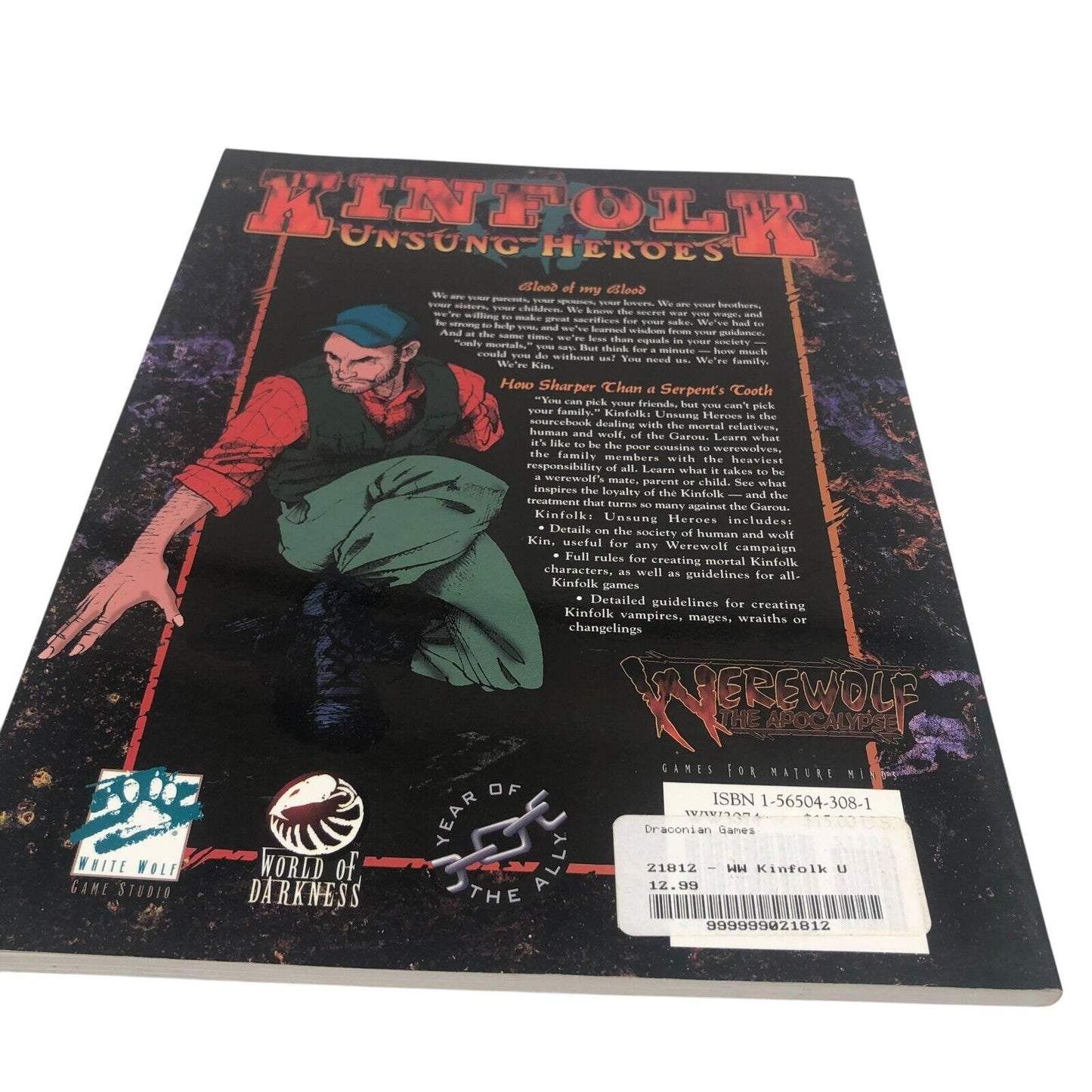 Werewolf The Apocalypse Kinfolk Unsung Heroes Softcover Sourcebook WW3074