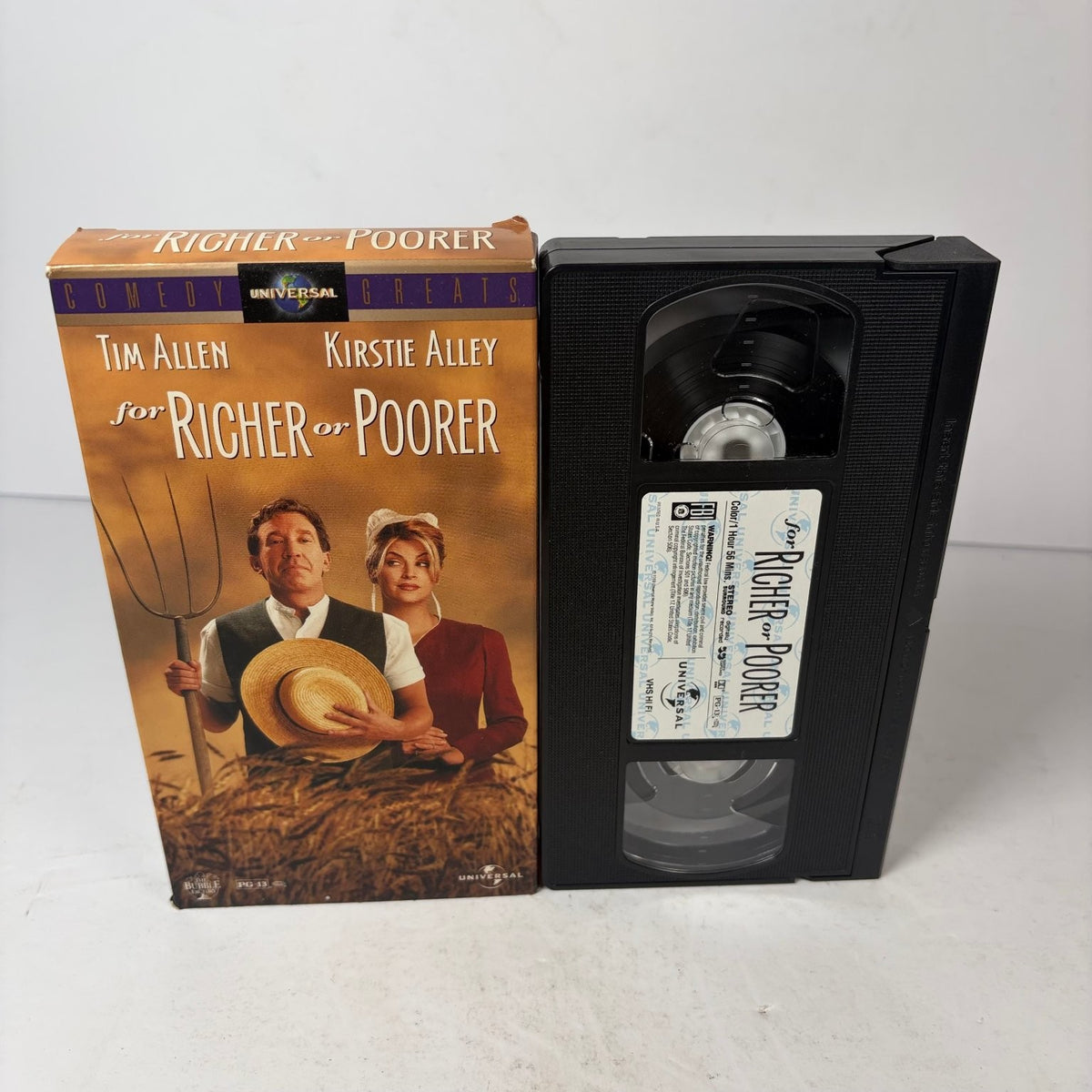 For Richer or Poorer VHS 1997 Comedy Universal Greats Tim Allen PG-13