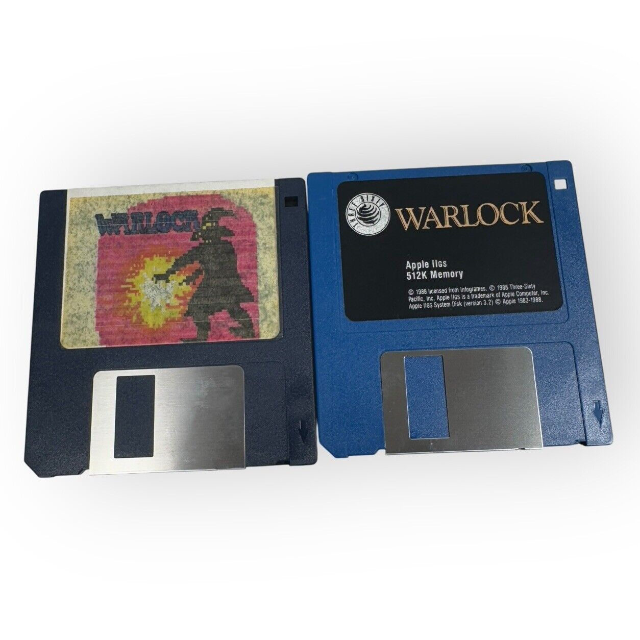 Warlock Apple IIGS Role Playing Platformer Complete CIB 3.25” Floppy Disk Game