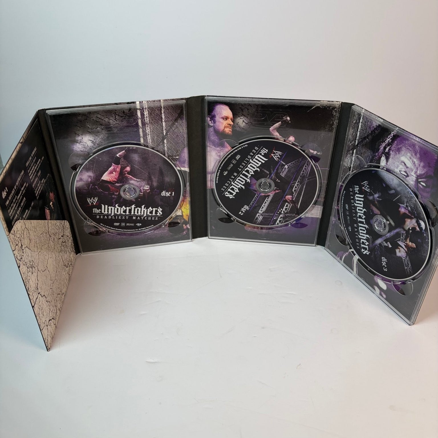 The Undertaker's Deadliest Matches DVD 2006 3 Disc Set Undertaker Stone Cold 9