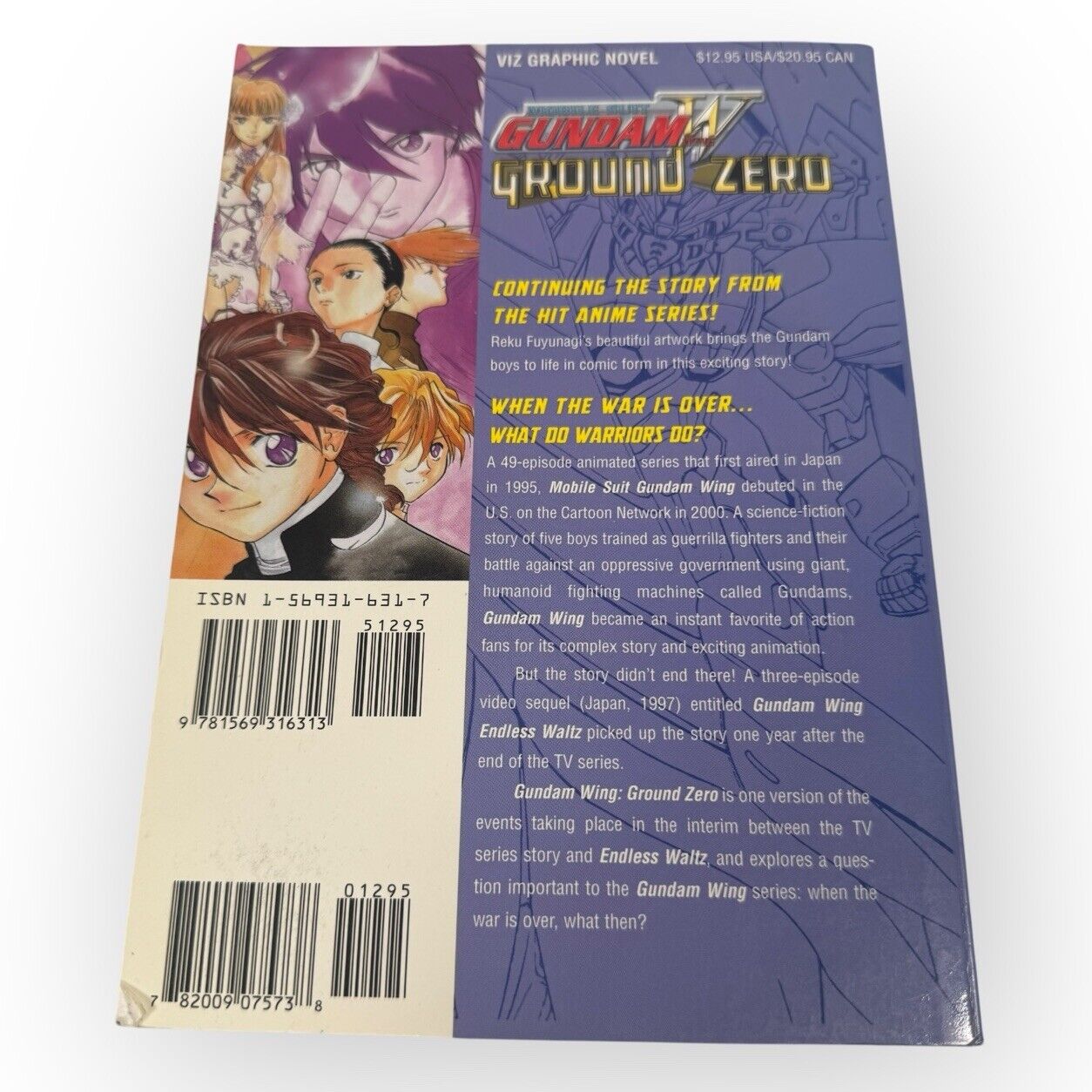 Mobile Suit Gundam Wing Ground Zero Manga Action Editions Viz