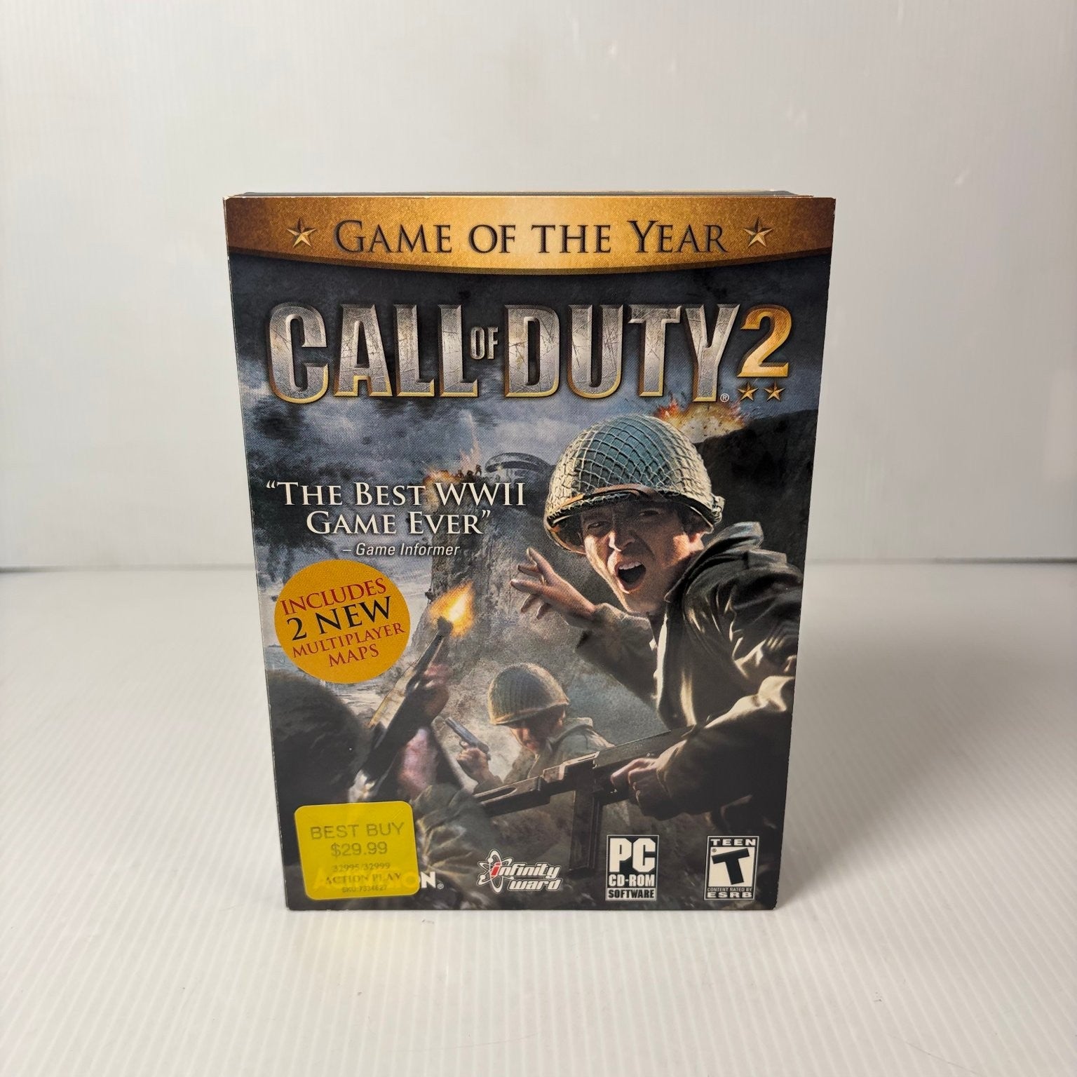 Call of Duty 2 Game of the Year Edition PC Video Game Multiplayer FPS Complete