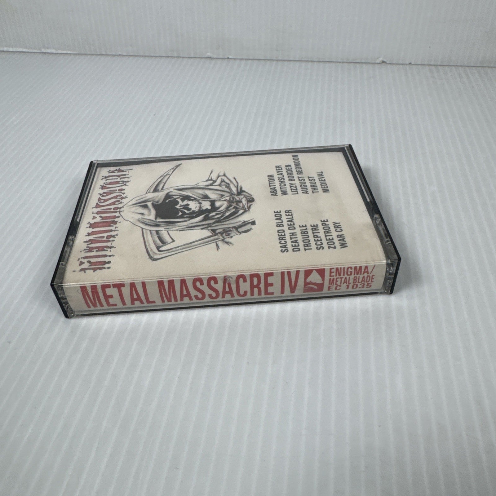 Metal Massacre IV cassette Death Metal Music Enigma Metal Blade Records 1983