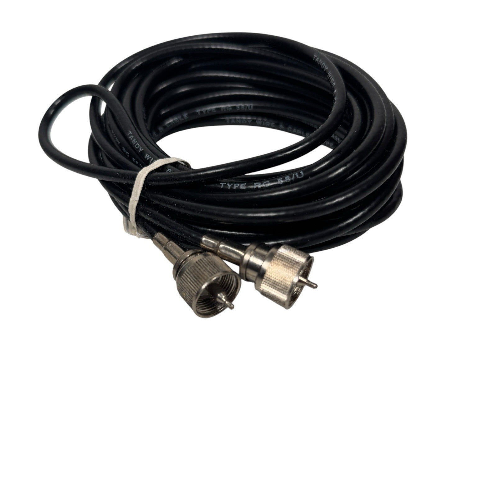 20 Feet RG-58U Cable with PL-259 on both ends