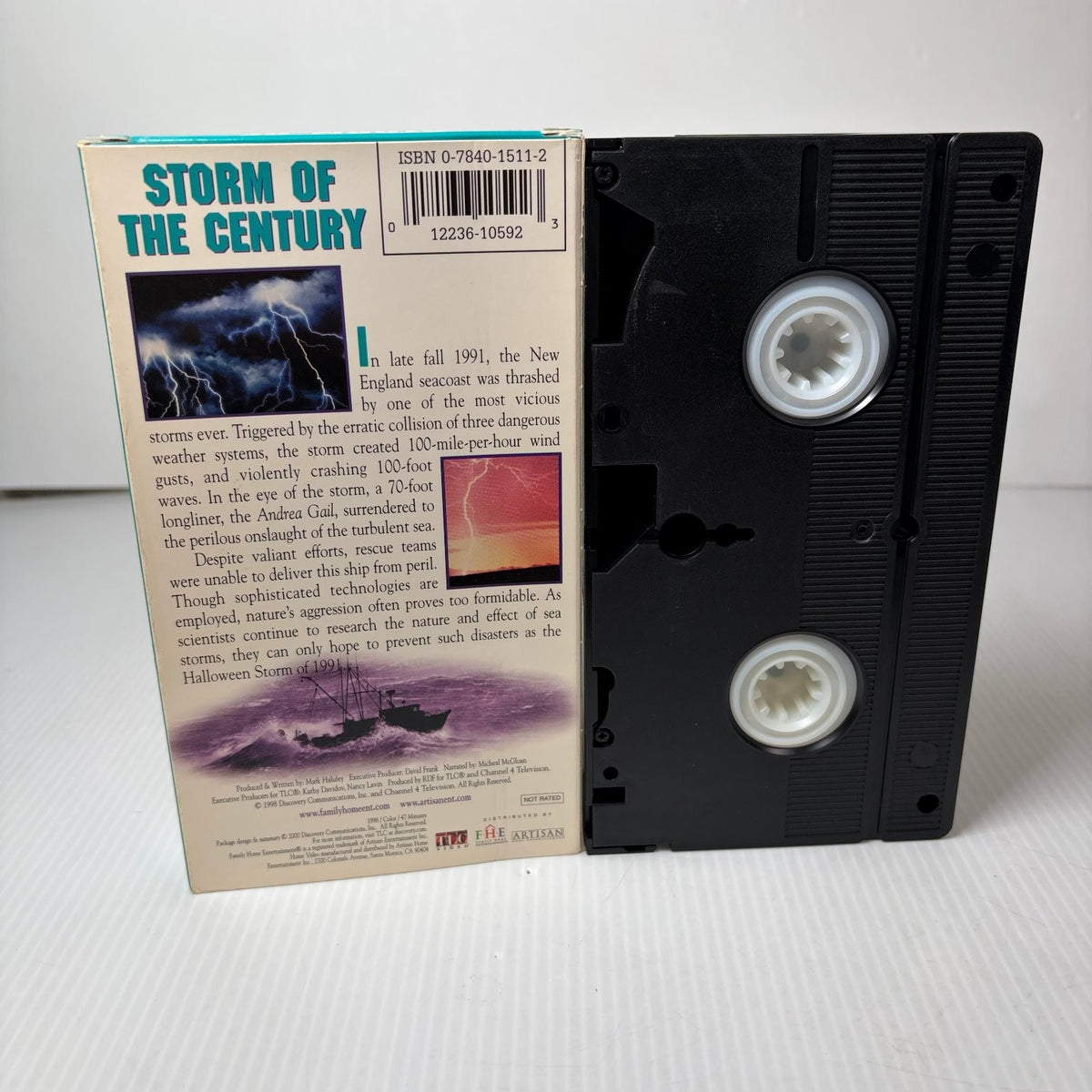 Storm of the Century VHS 2002 Documentary Disaster TLC Artisan FHE