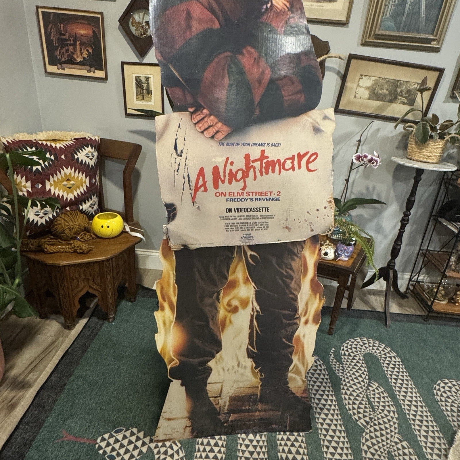 Nightmare On Elm Street 2: Freddy’s Revenge 1986 Life Size Video Store Standee