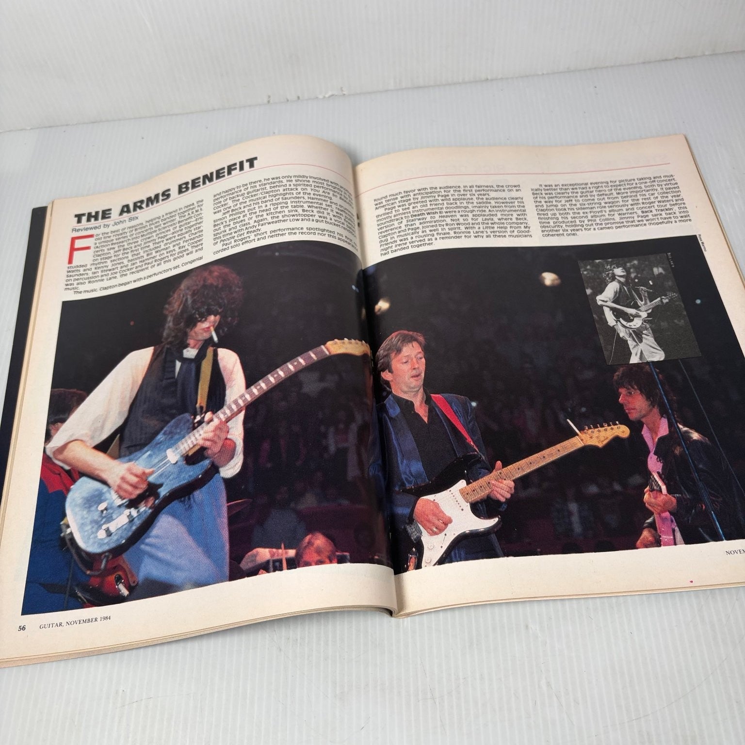 Guitar Magazine November 1984 The Year in Rock Guitar 10th Anniversary