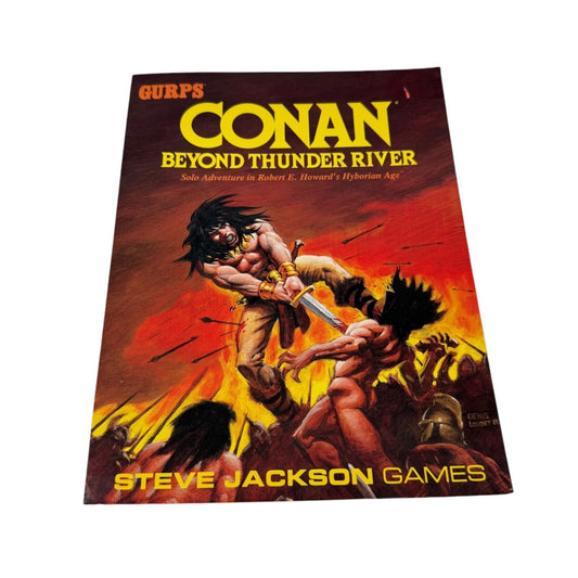 Conan Beyond Thunder River Solo Adventure GURPS Steve Jackson Games VG+