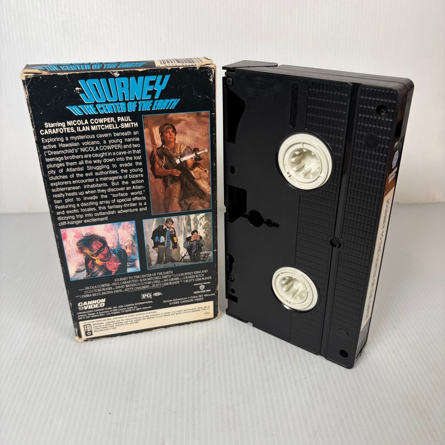 Journey to the Center of the Earth VHS 1989 Sci-Fi Adventure Cannon Video