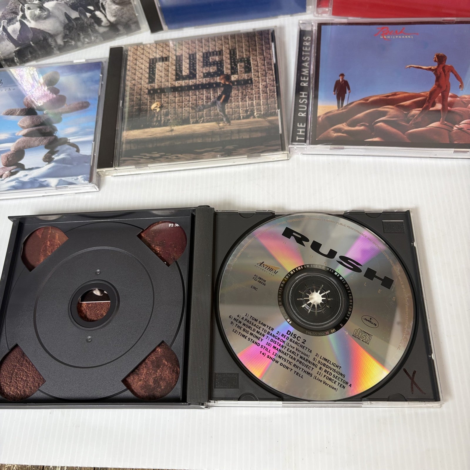 Rush CD Lot of 7 Albums Including Presto, Chronicles, Roll the Bones