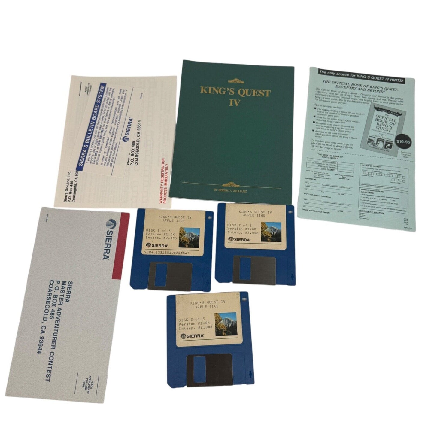 King's Quest IV - The Perils Of Rosella - Apple IIGS - Sierra 1988 (No Box Tray)