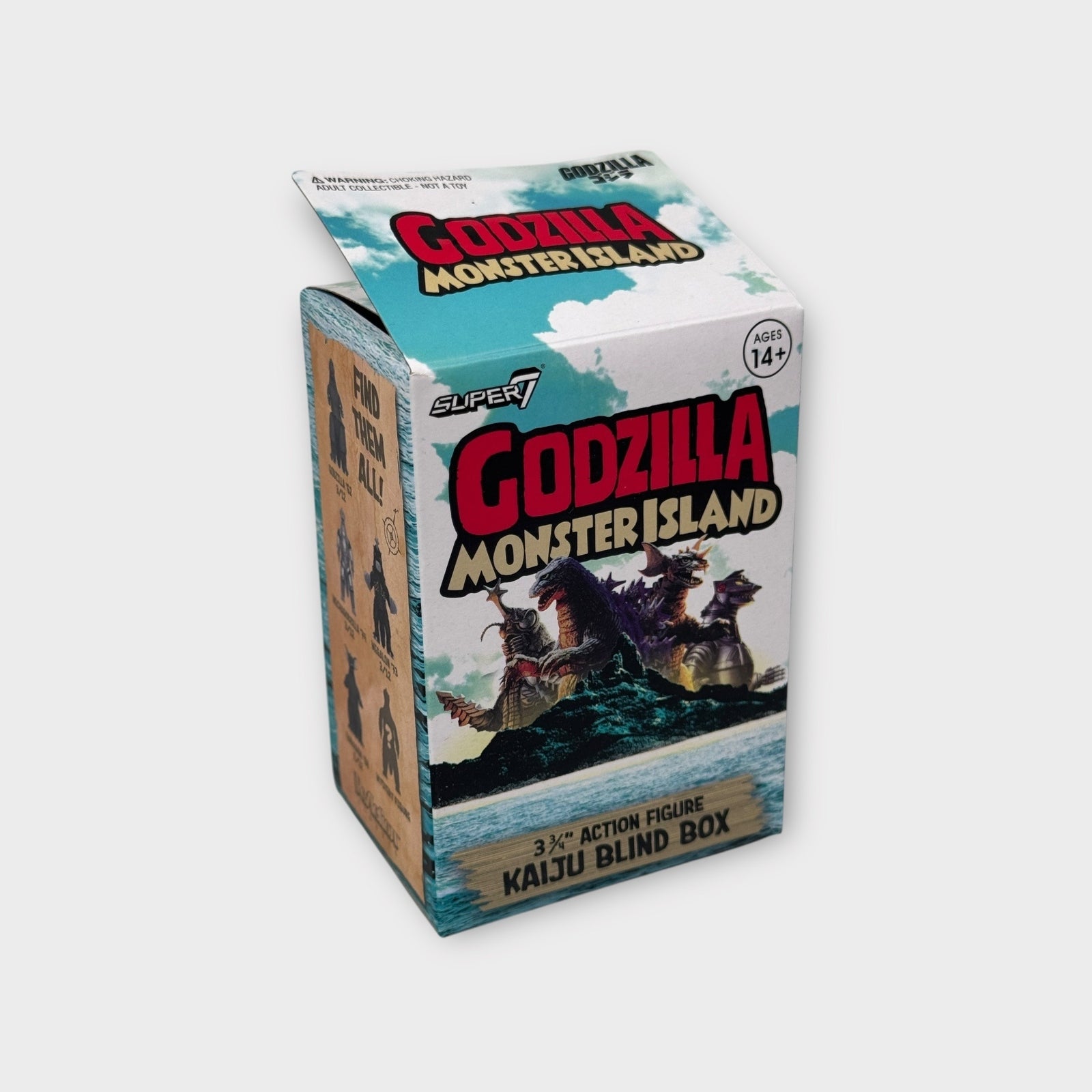 Super7 Godzilla '62 Monster Island Kaiju Blind Box 3" Action Figure