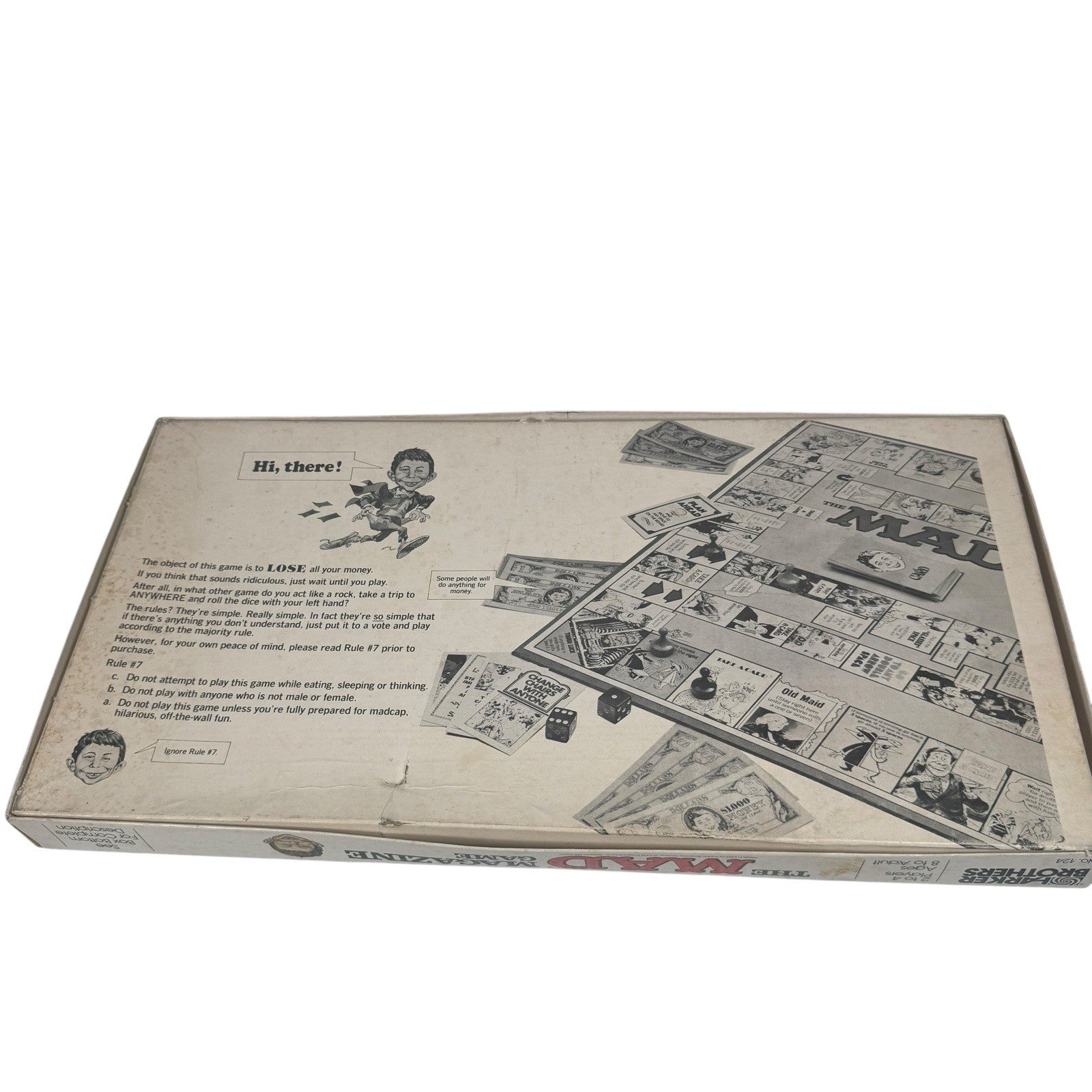 Vintage 1979 The MAD Magazine Board Game From Parker Brothers Complete