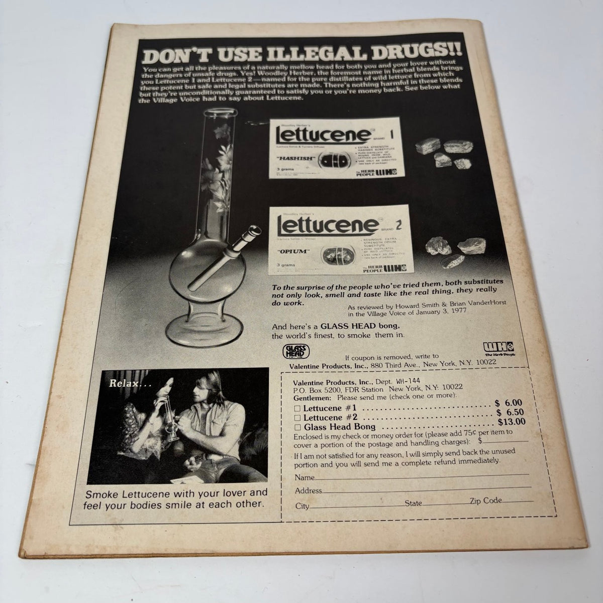 Punk Rock Magazine December 1977 Issue #1 RARE Patti Smith Iggy Pop Sex Pistols
