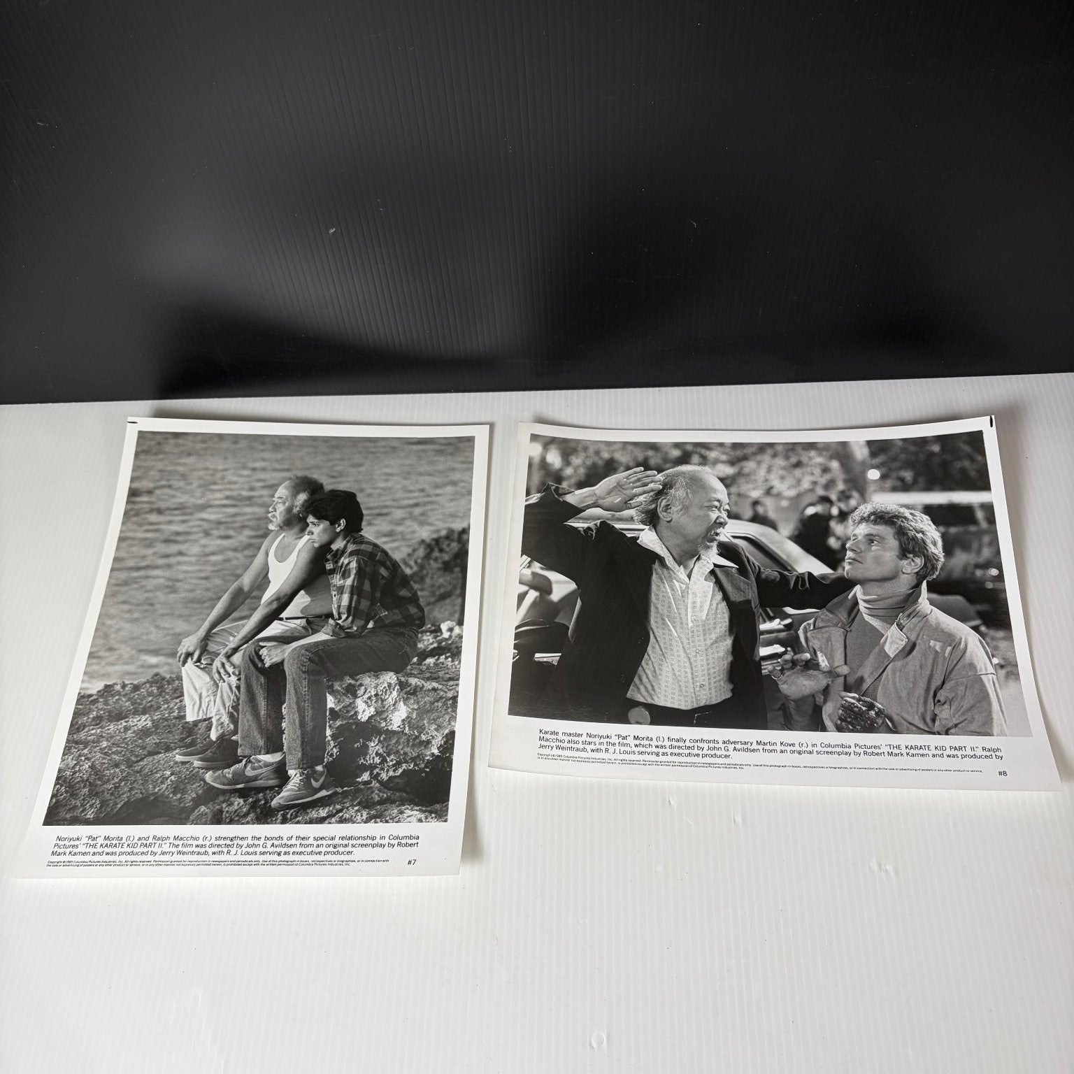 Columbia Pictures The Karate Kid Part II Press Kit 4 Photo Lot 1980s