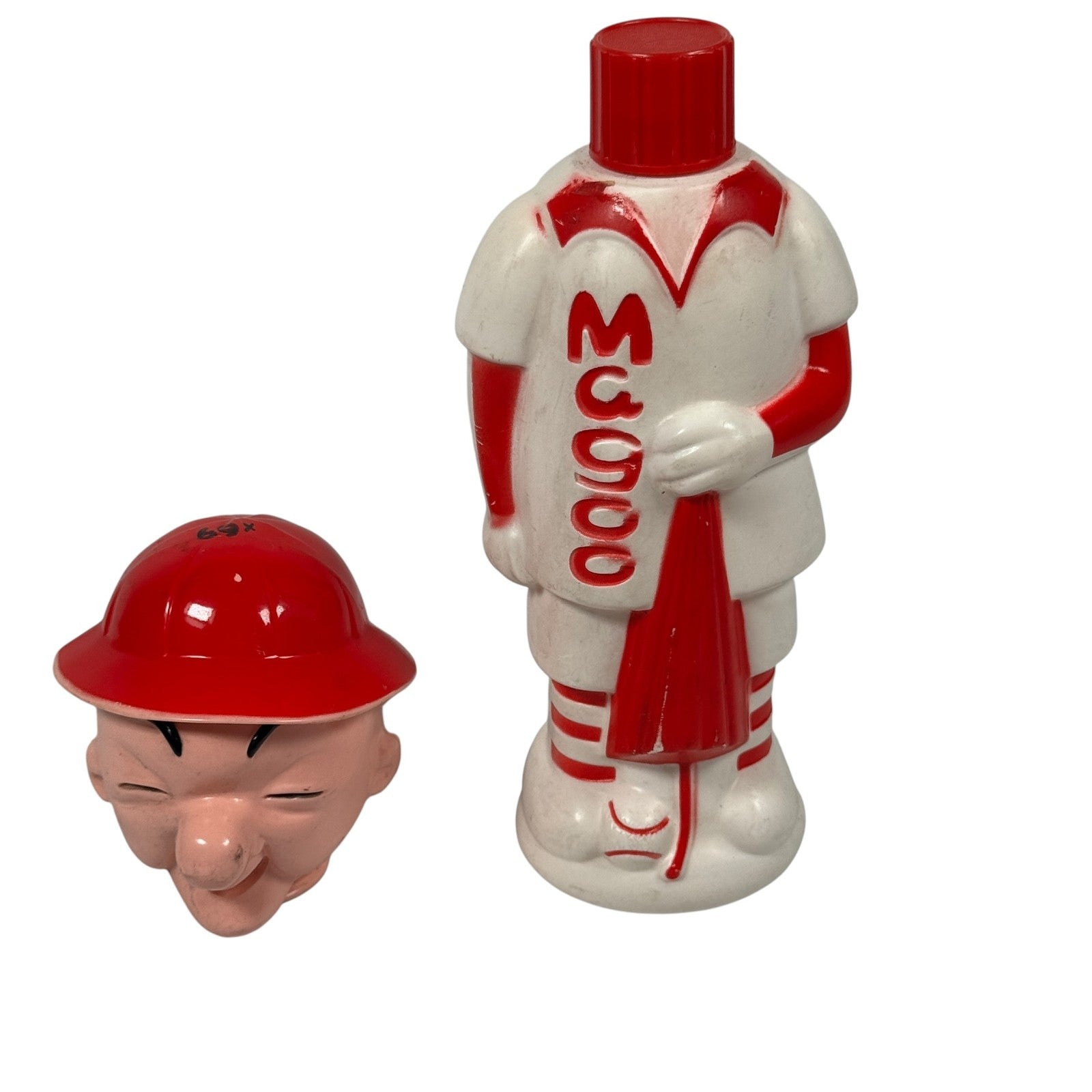 Vintage 1960s Mr. Magoo Soaky Bottle Colgate Palmolive Bath Toy Figure Decor